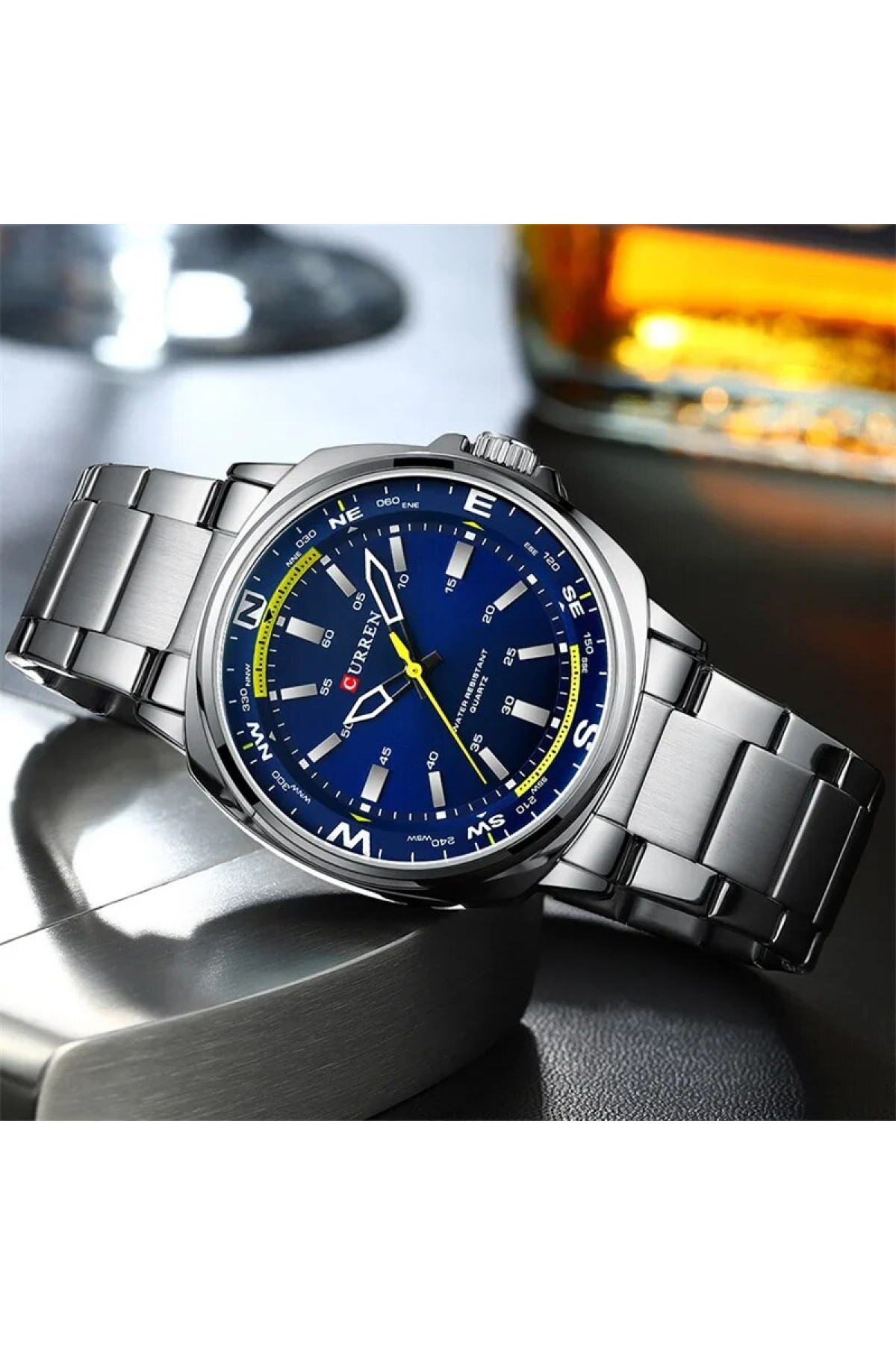 Наручні годинники Curren Curren Curren 8455 Silver-Blue