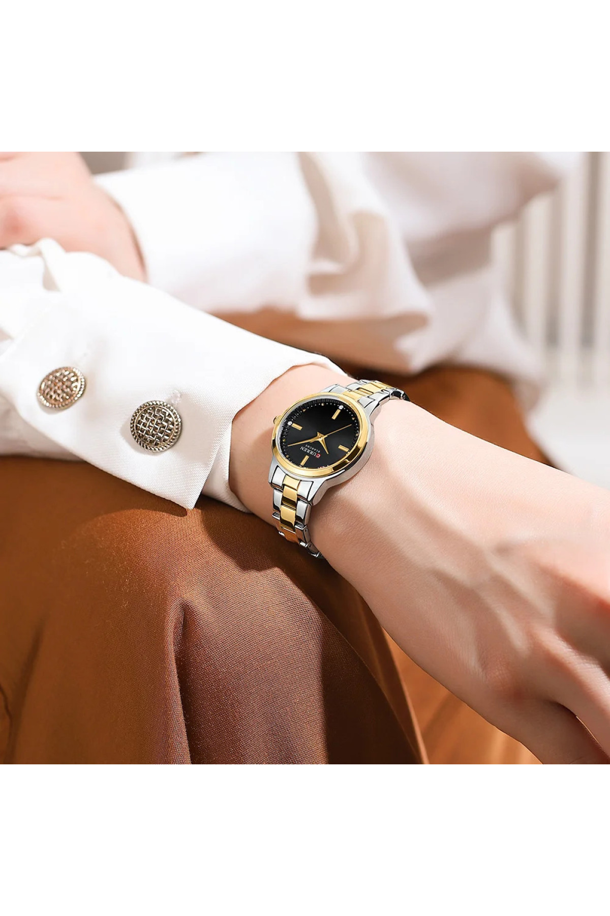 Наручні годинники Curren Curren Curren 9094 Silver-Gold-Black