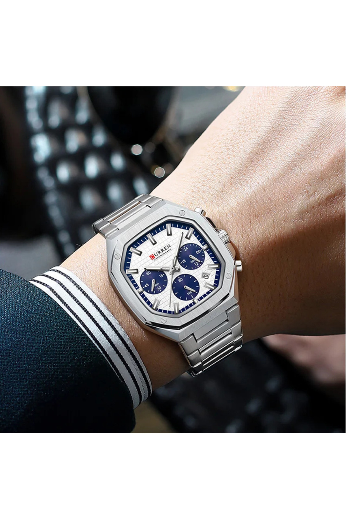 Наручні годинники Curren Curren Curren 8459 Silver-White