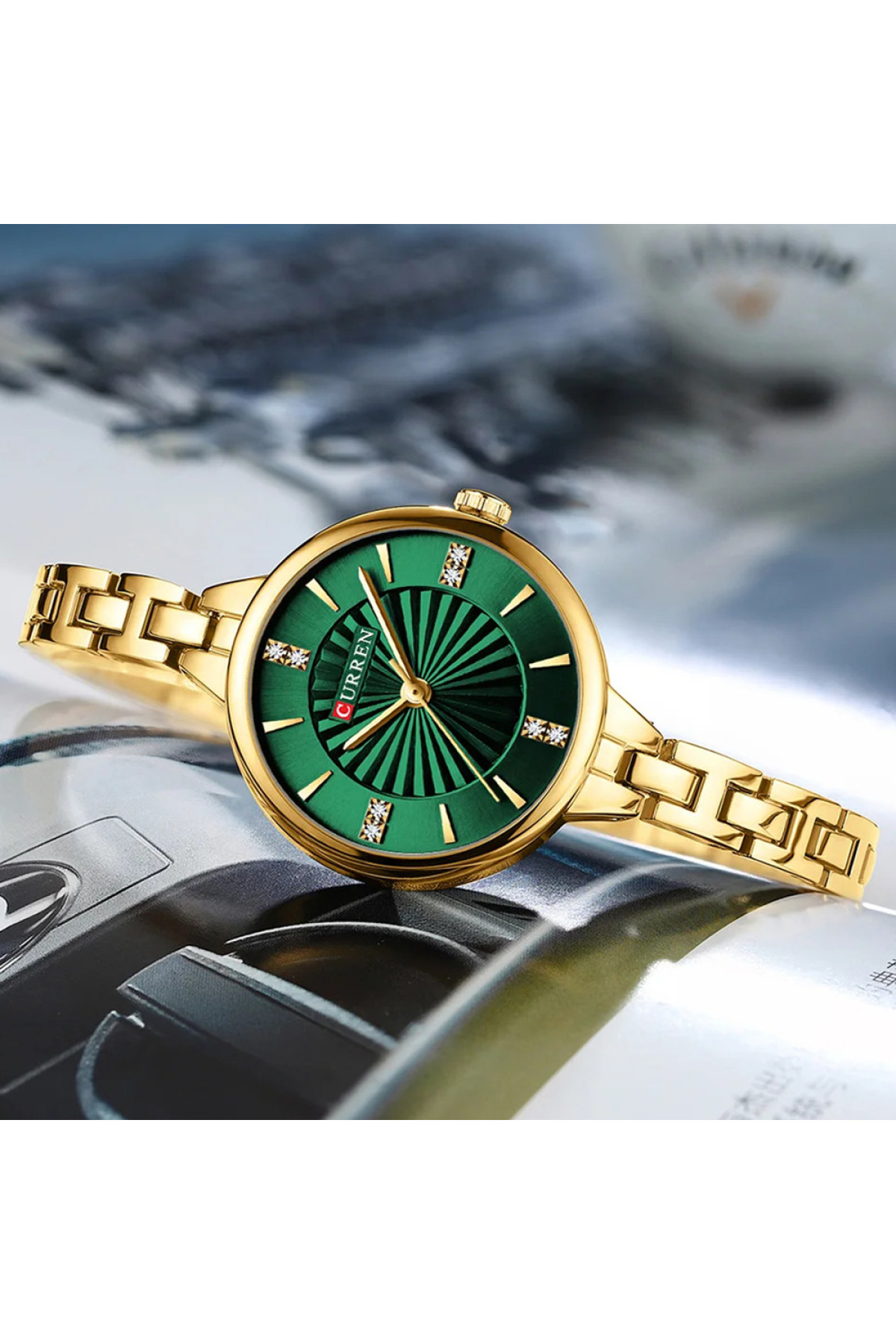 Наручні годинники Curren Curren Curren 9097L Gold-Green