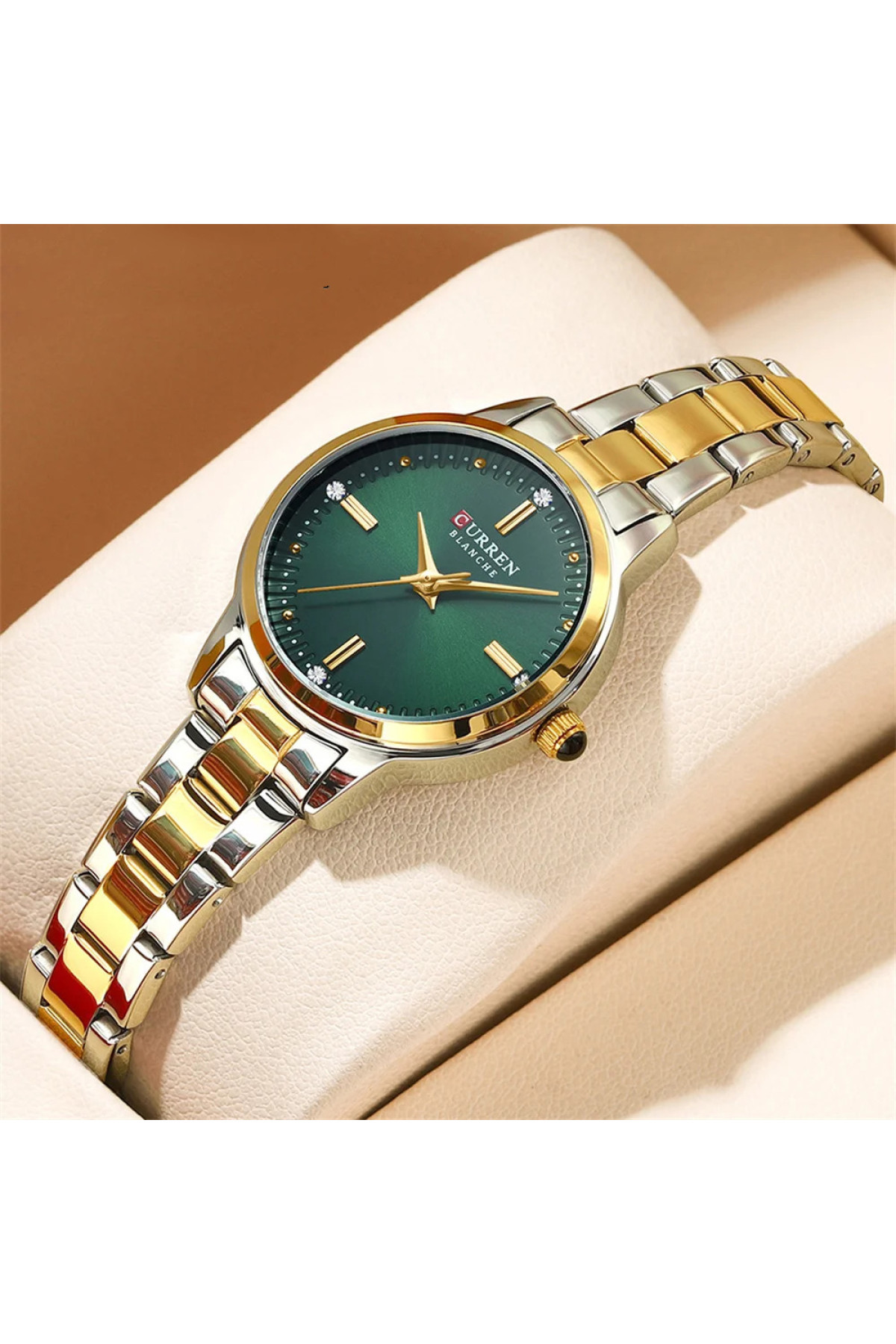 Наручні годинники Curren Curren Curren 9094 Silver-Gold-Green