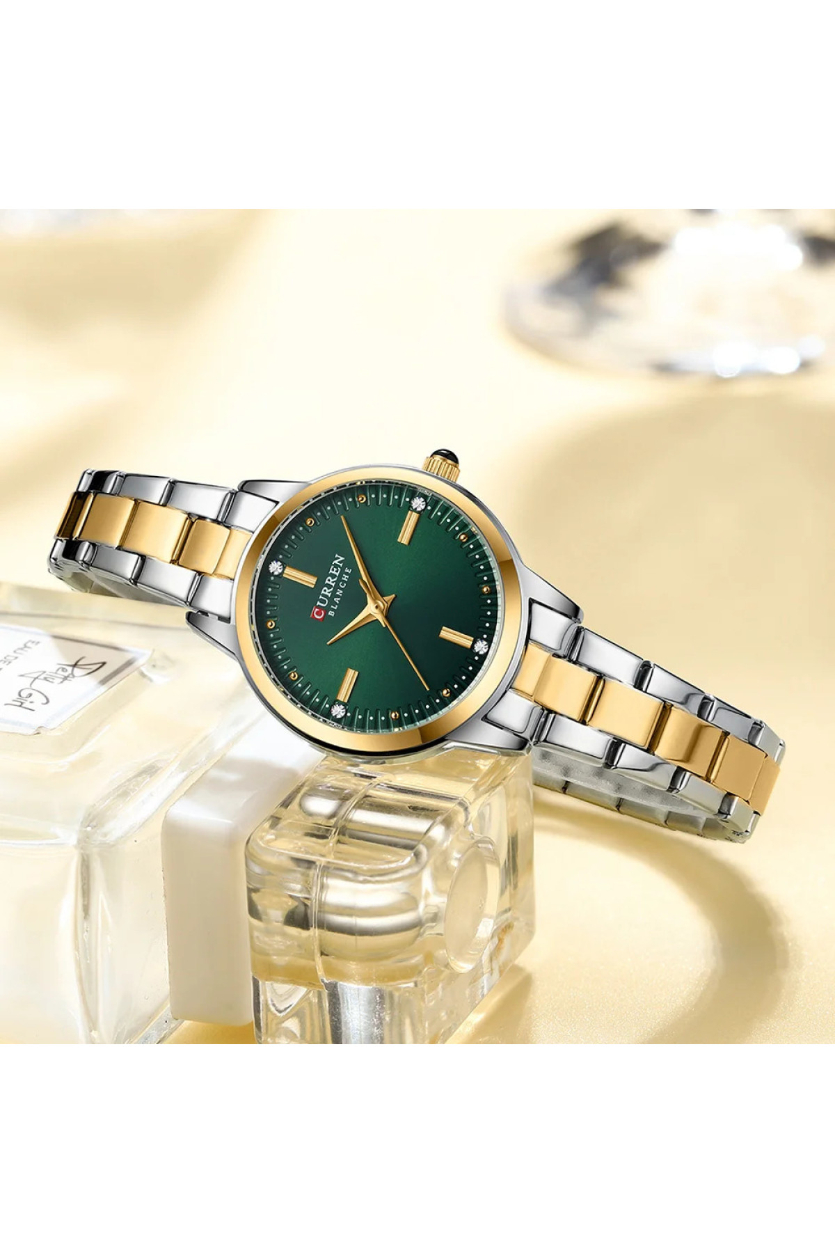 Наручні годинники Curren Curren Curren 9094 Silver-Gold-Green