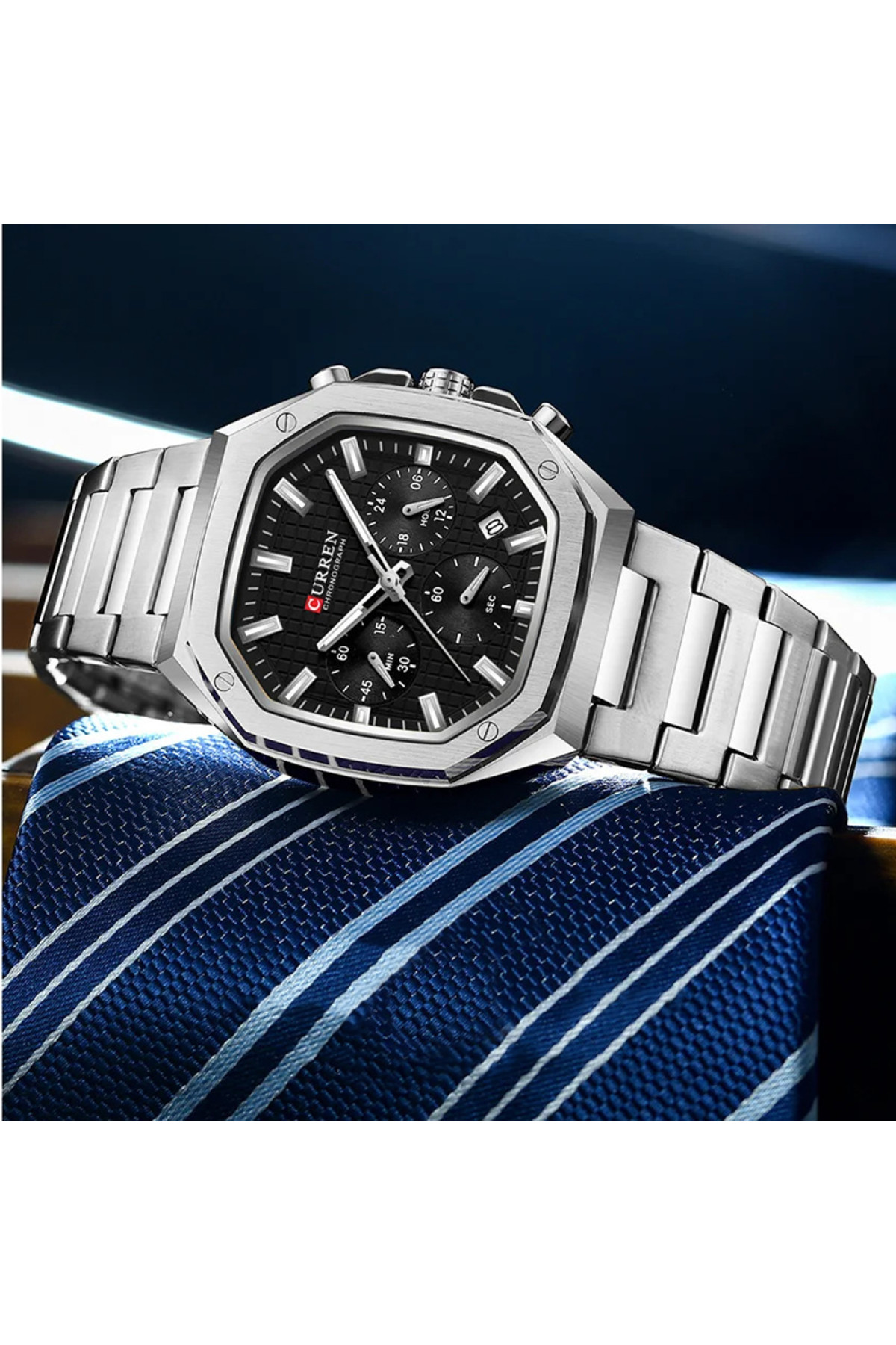 Наручні годинники Curren Curren Curren 8459 Silver-Black