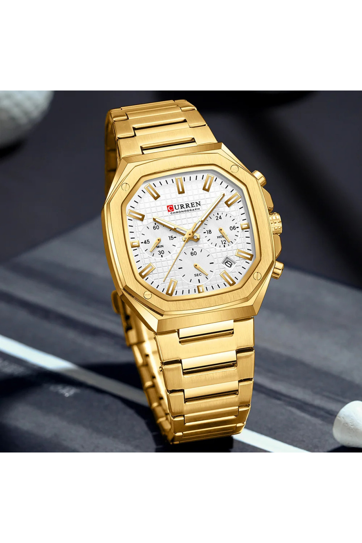 Наручні годинники Curren Curren Curren 8459 Gold-White