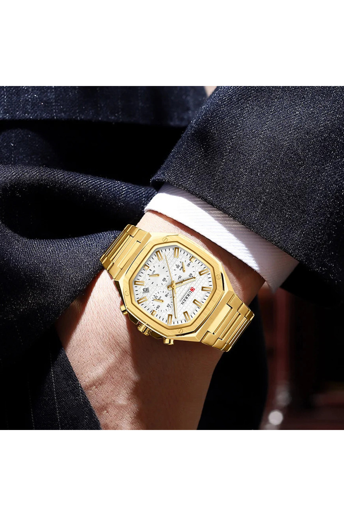 Наручні годинники Curren Curren Curren 8459 Gold-White