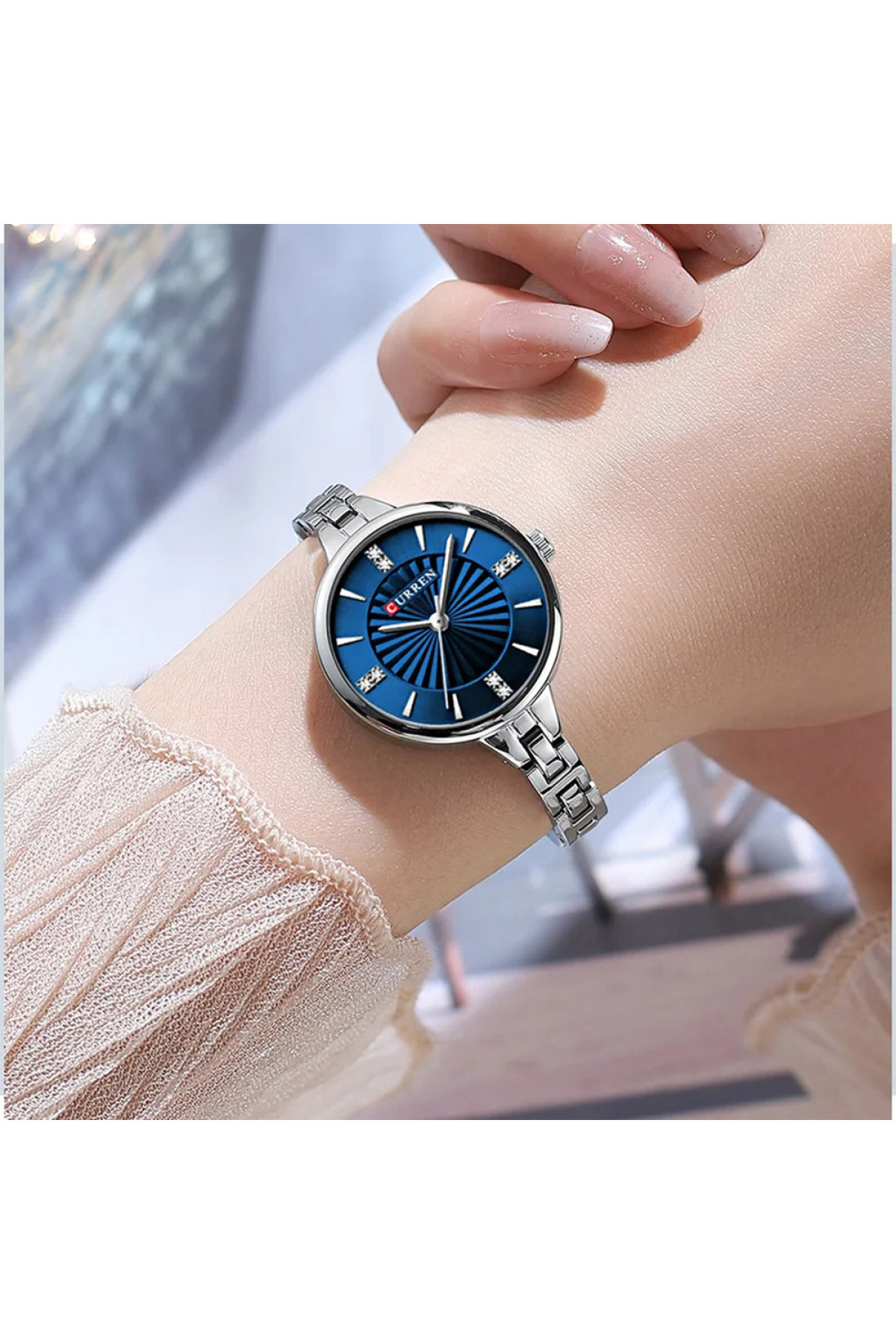Наручні годинники Curren Curren Curren 9097L Silver-Blue