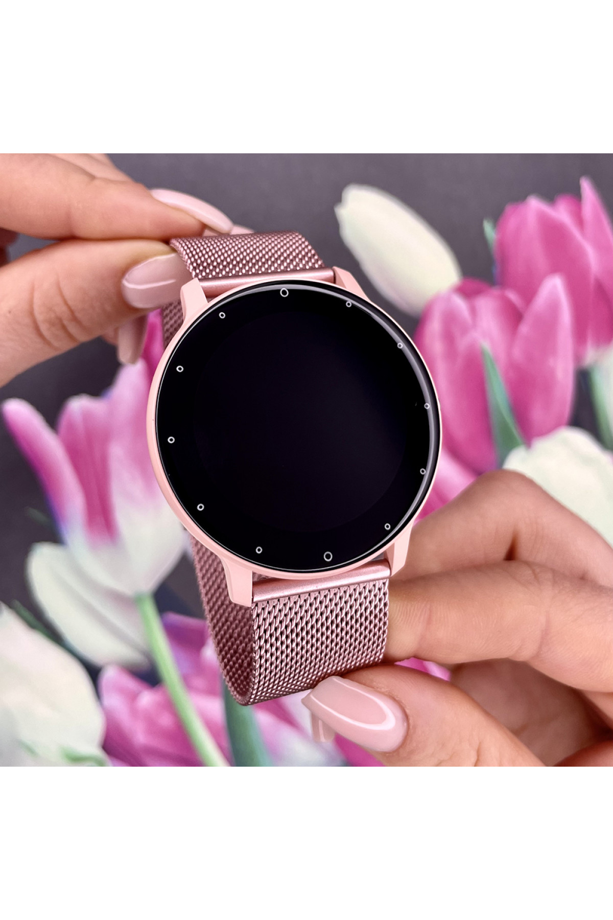 Смарт годинники Modfit Modfit Modfit Business Pink Mesh 41 мм.