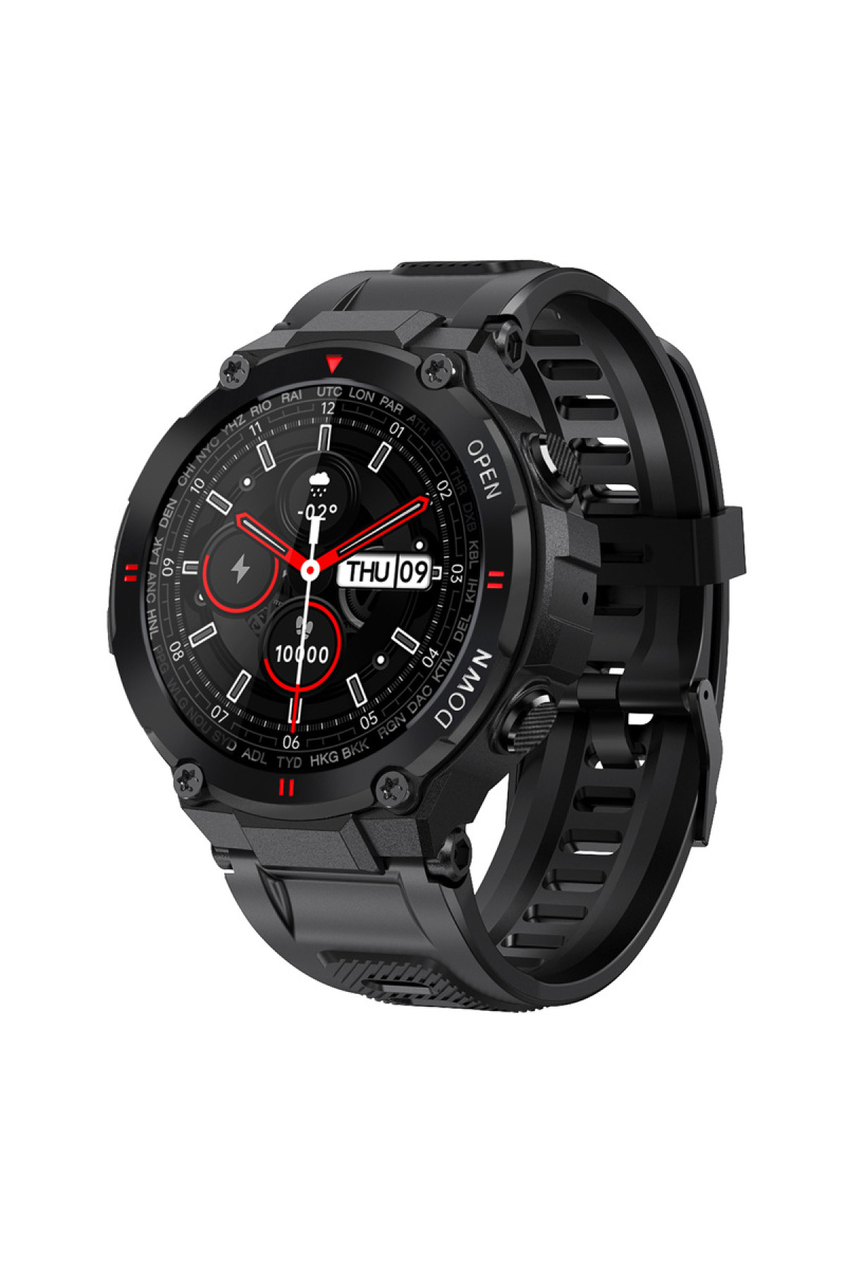 Смарт годинники Modfit Modfit Modfit Ranger All Black 36 мм.