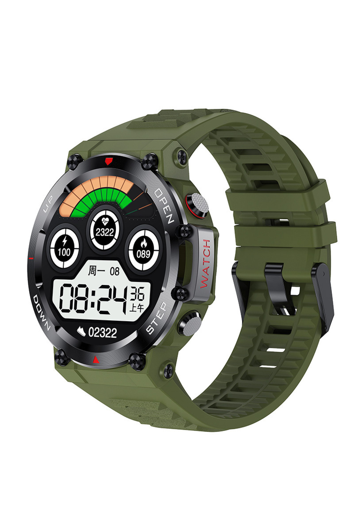 Смарт годинники Modfit Modfit Modfit Titan Army Green 35 мм.