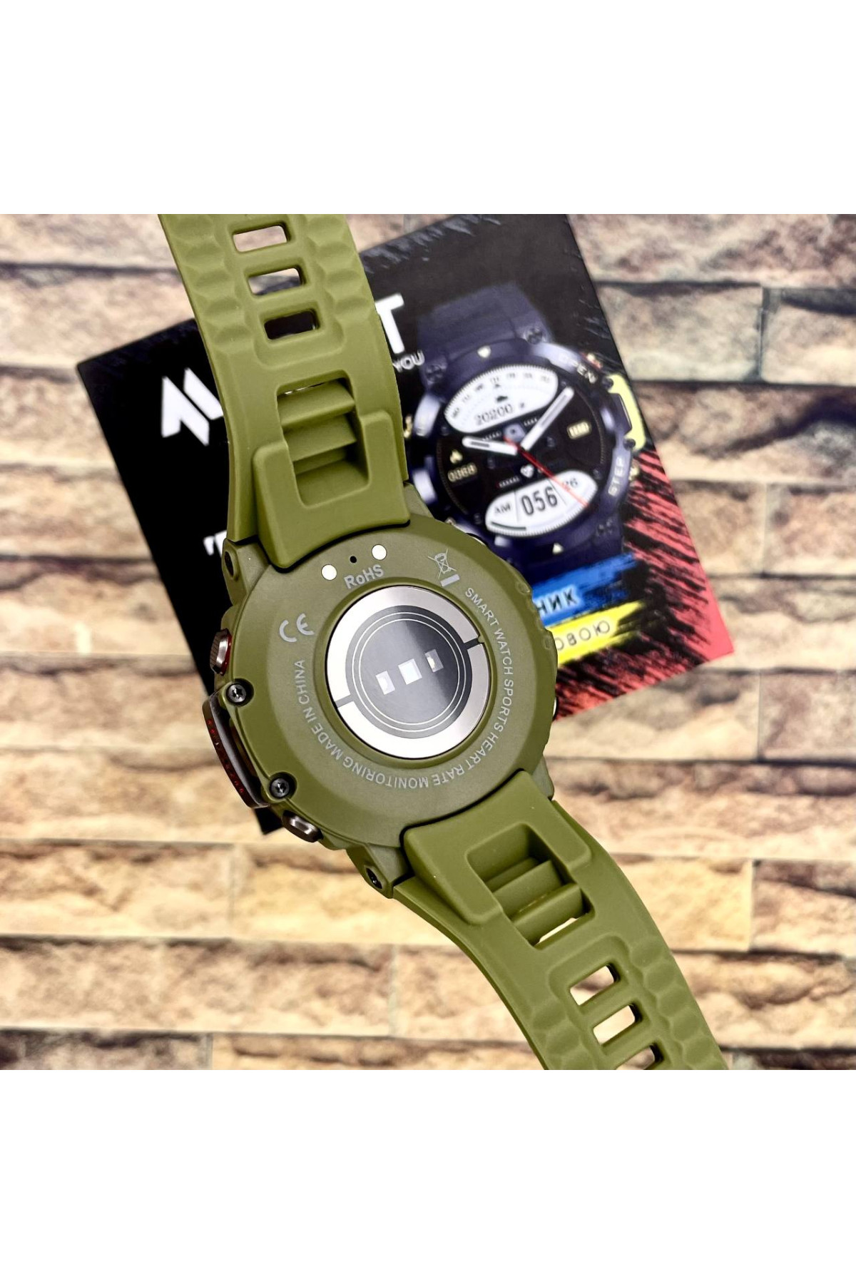 Смарт годинники Modfit Modfit Modfit Titan Army Green 35 мм.
