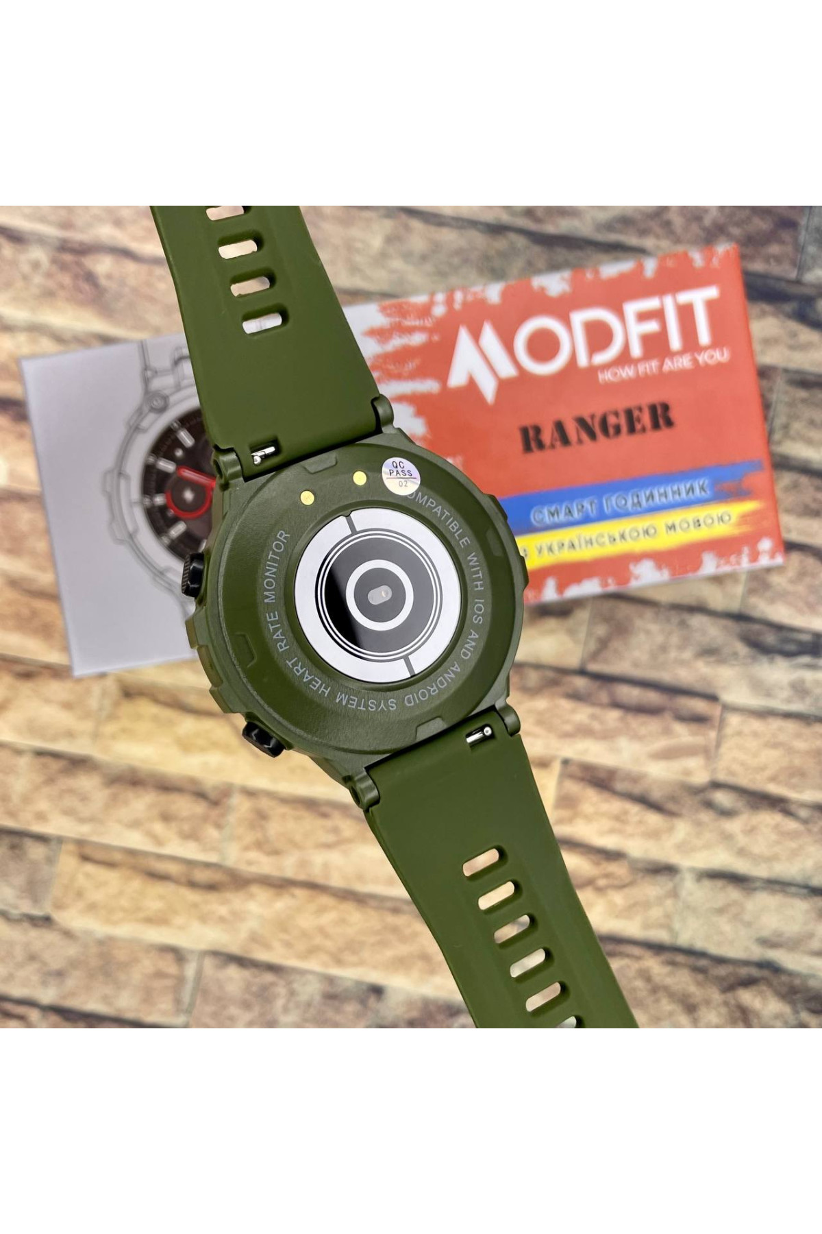 Смарт годинники Modfit Modfit Modfit Ranger Army Green 36 мм.