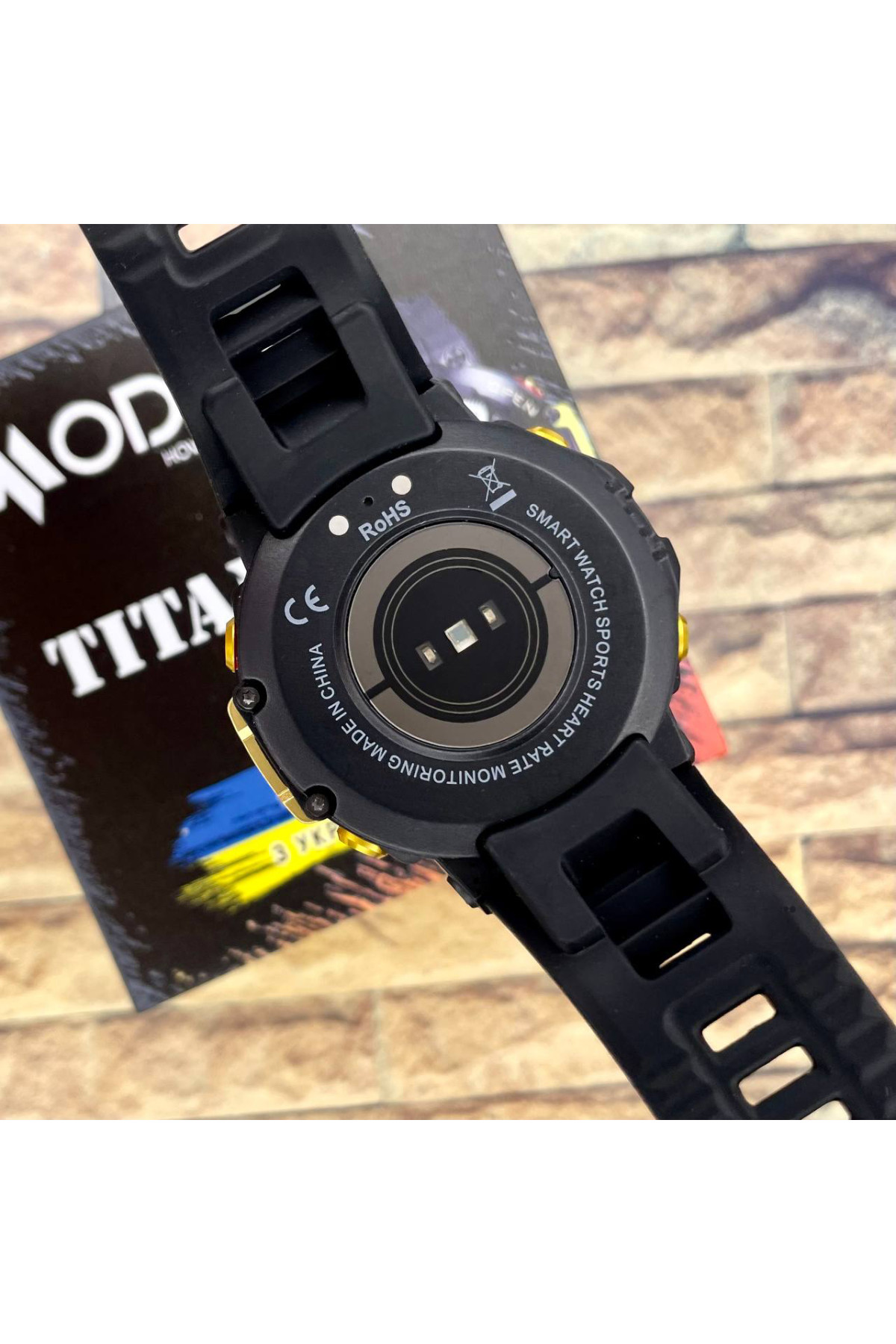 Смарт годинники Modfit Modfit Modfit Titan Black-Gold 35 мм.