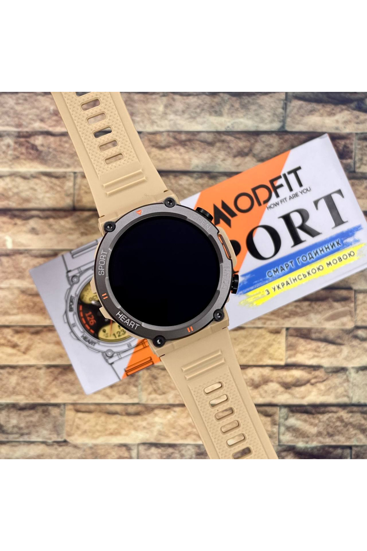 Смарт годинники Modfit Modfit Modfit Hunter Khaki 36 мм.