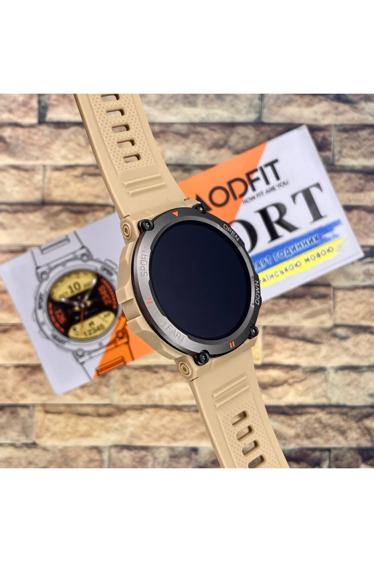 Смарт годинники Modfit Modfit Modfit Hunter Khaki 36 мм.
