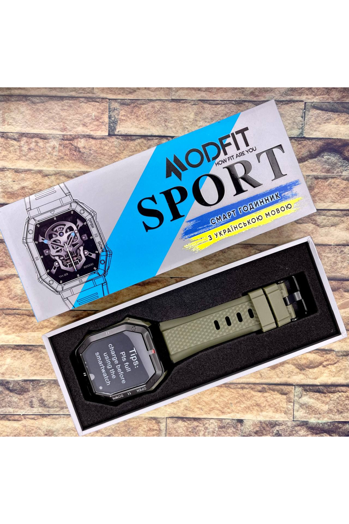 Смарт годинники Modfit Modfit Modfit Shockwave Army Green