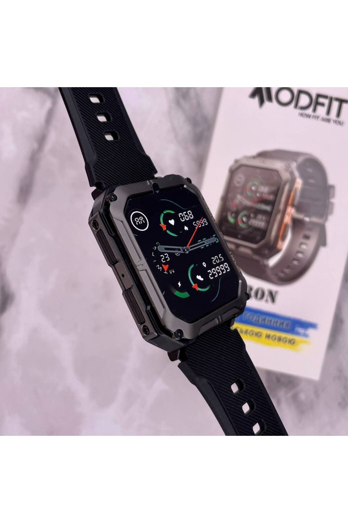 Смарт годинники Modfit Modfit Modfit Iron All Black