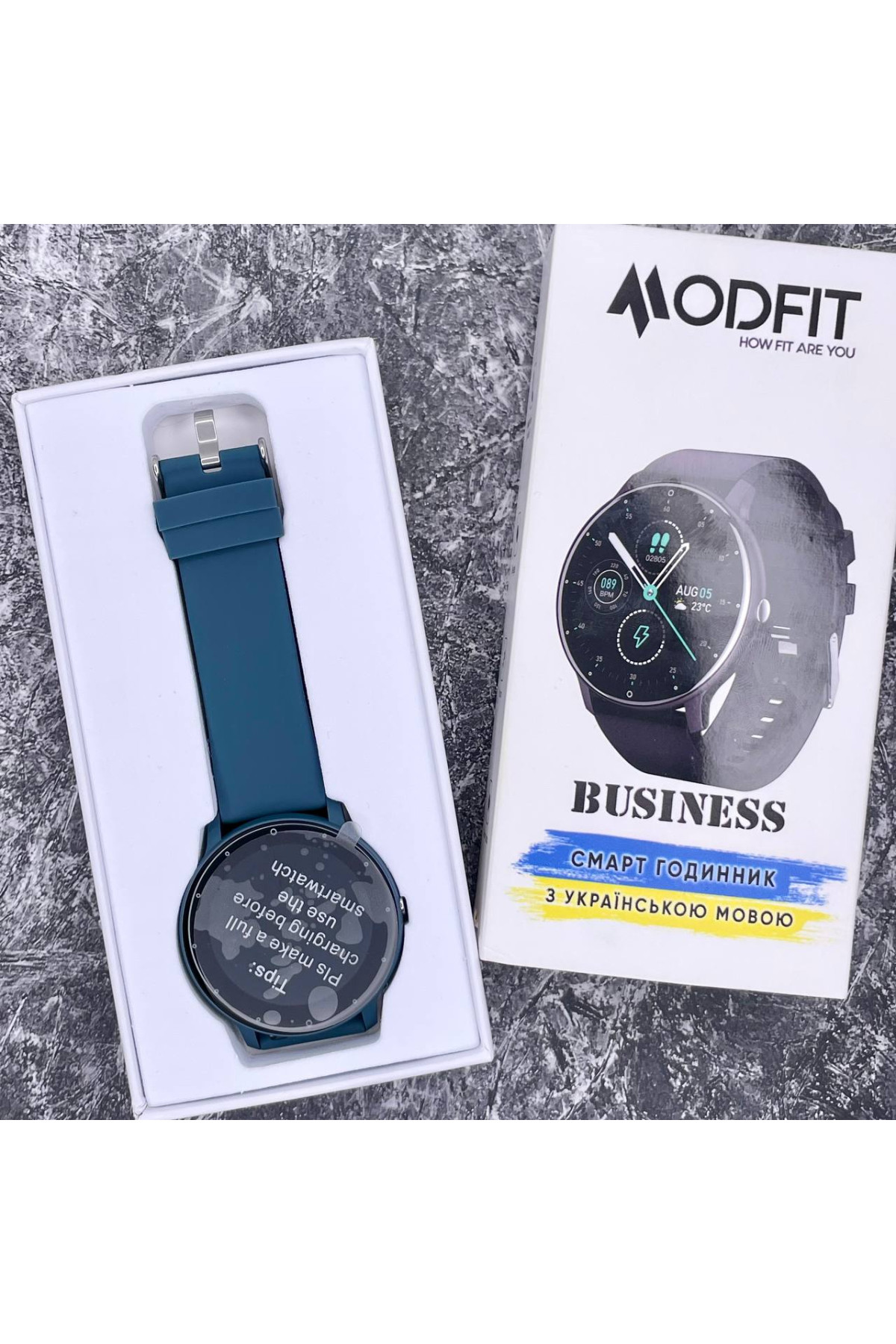 Смарт годинники Modfit Modfit Modfit Business Blue 41 мм.