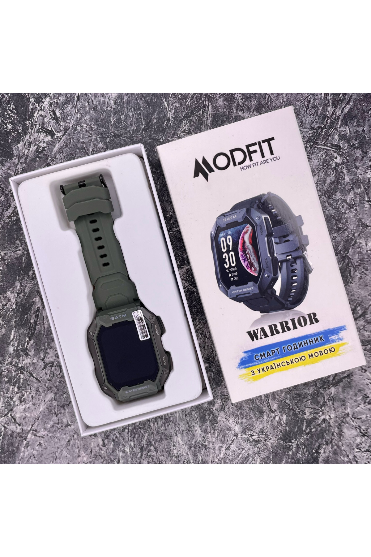 Смарт годинники Modfit Modfit Modfit Warrior Army Green