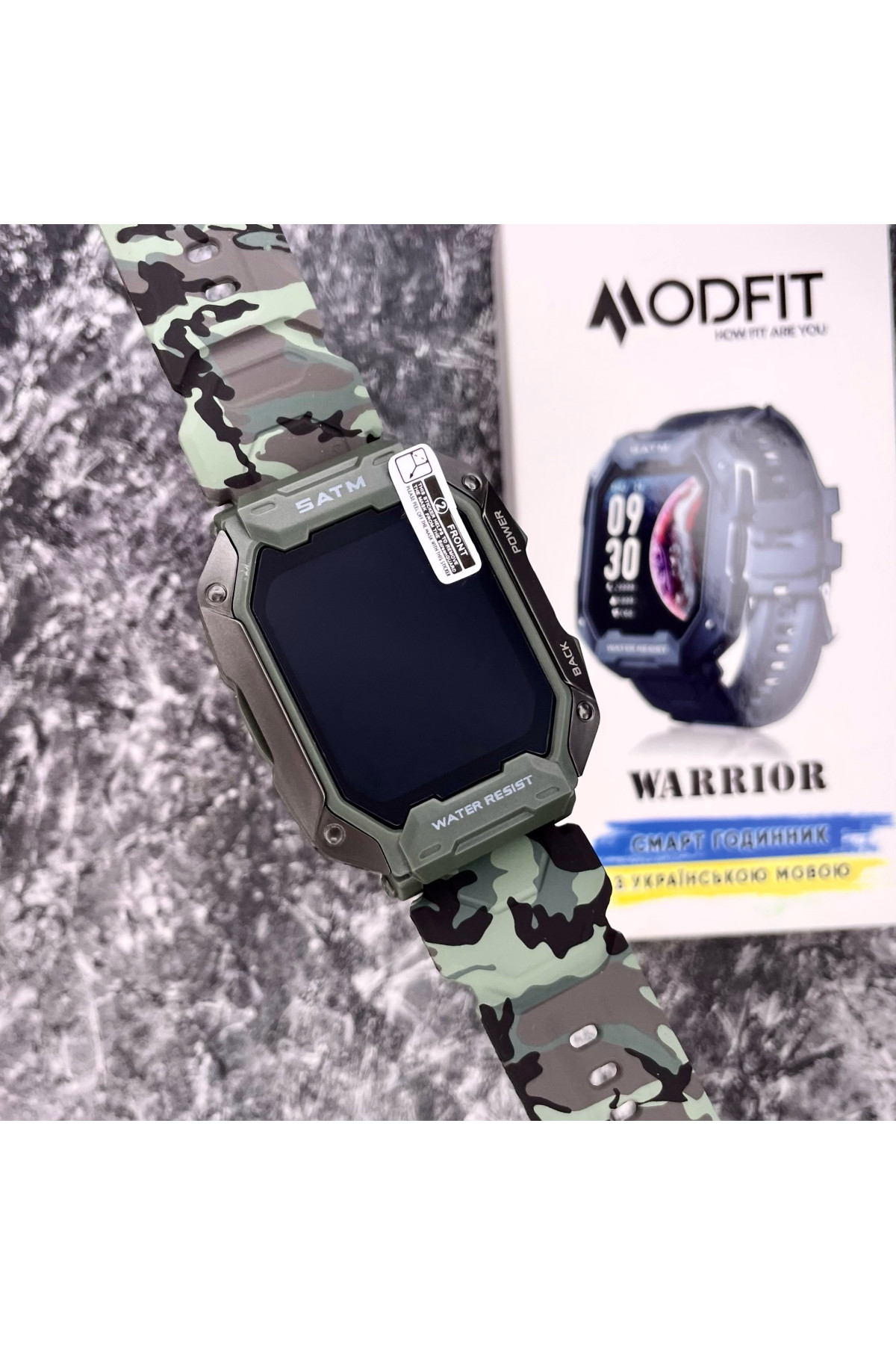 Смарт годинники Modfit Modfit Modfit Warrior Army Green  Camo Band