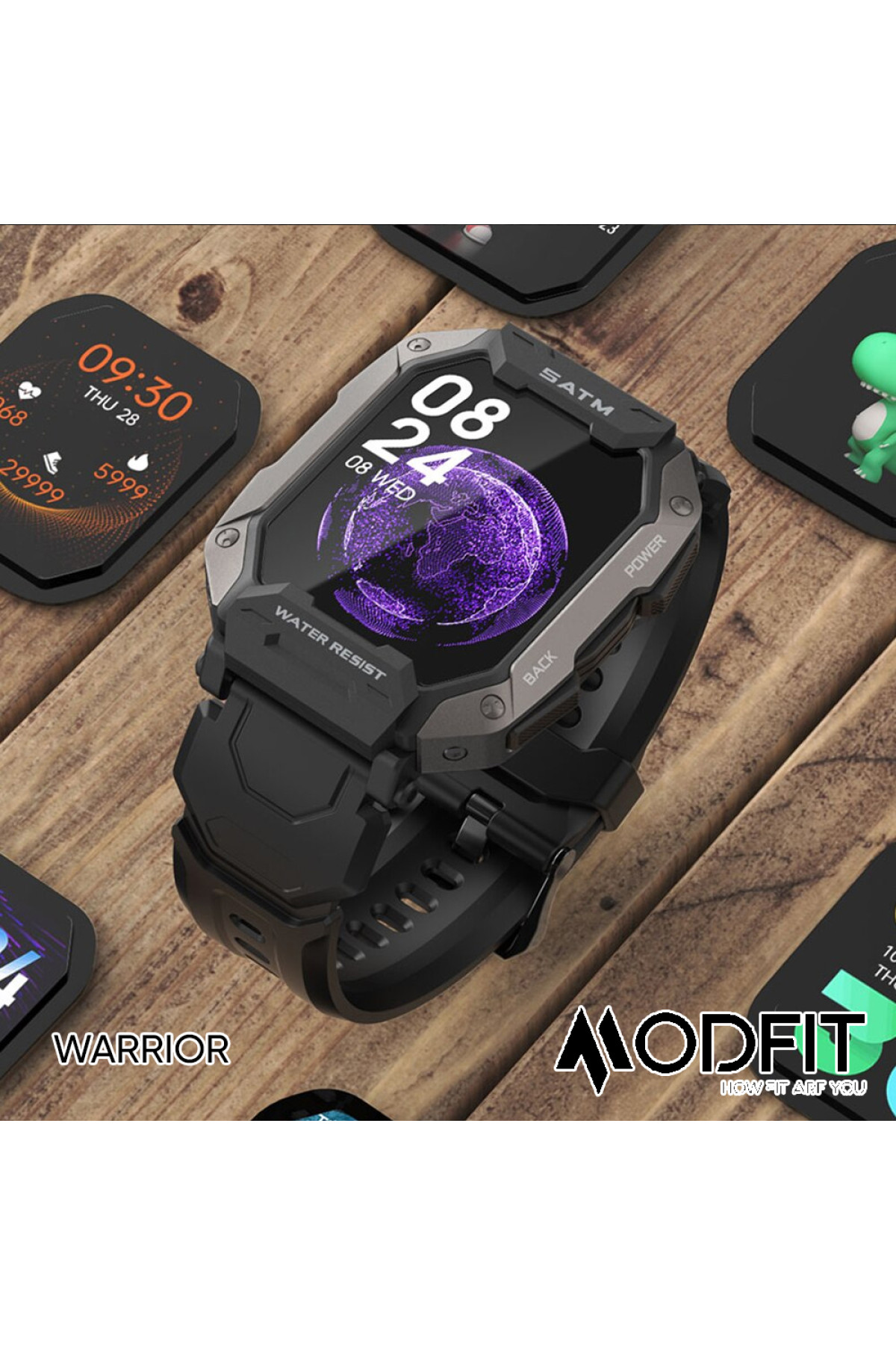 Смарт годинники Modfit Modfit Modfit Warrior Army Green  Camo Band