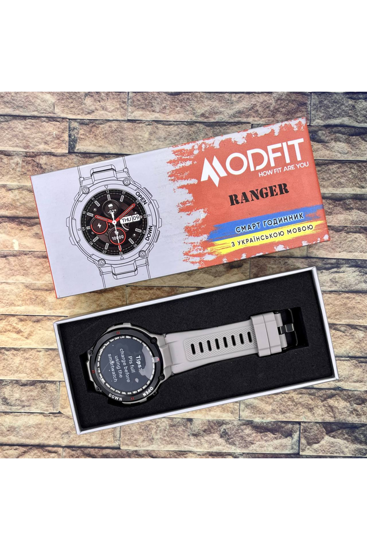 Смарт годинники Modfit Modfit Modfit Ranger Grey 36 мм.