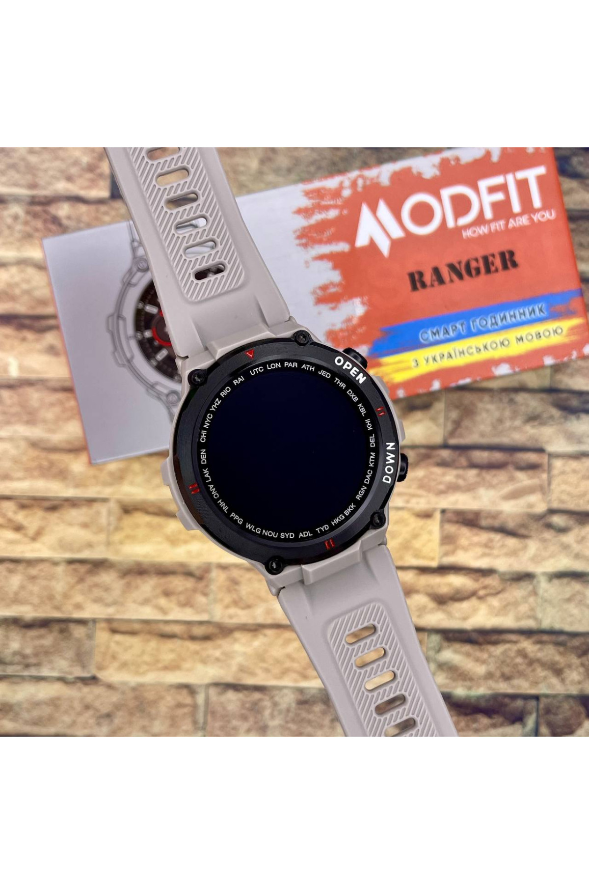 Смарт годинники Modfit Modfit Modfit Ranger Grey 36 мм.