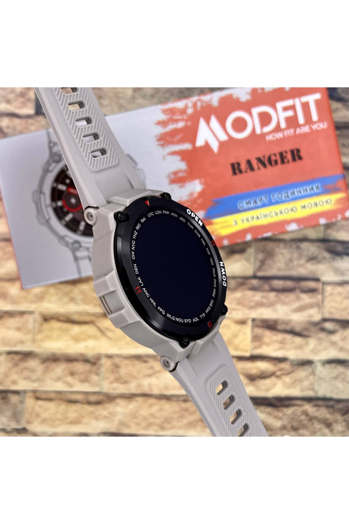 Смарт годинники Modfit Modfit Modfit Ranger Grey 36 мм.