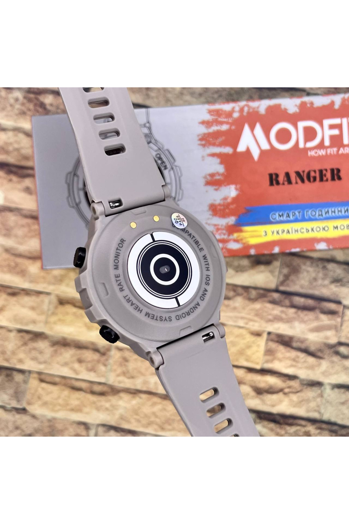 Смарт годинники Modfit Modfit Modfit Ranger Grey 36 мм.