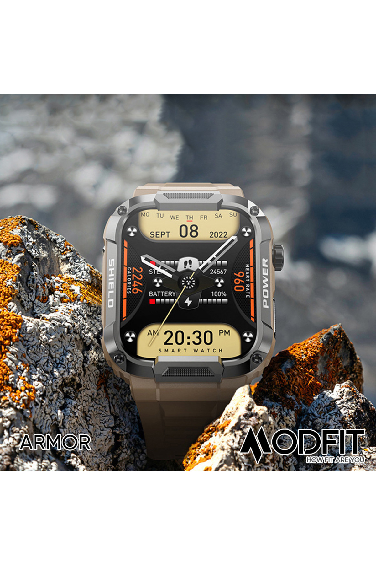 Смарт годинники Modfit Modfit Modfit Armor All Black