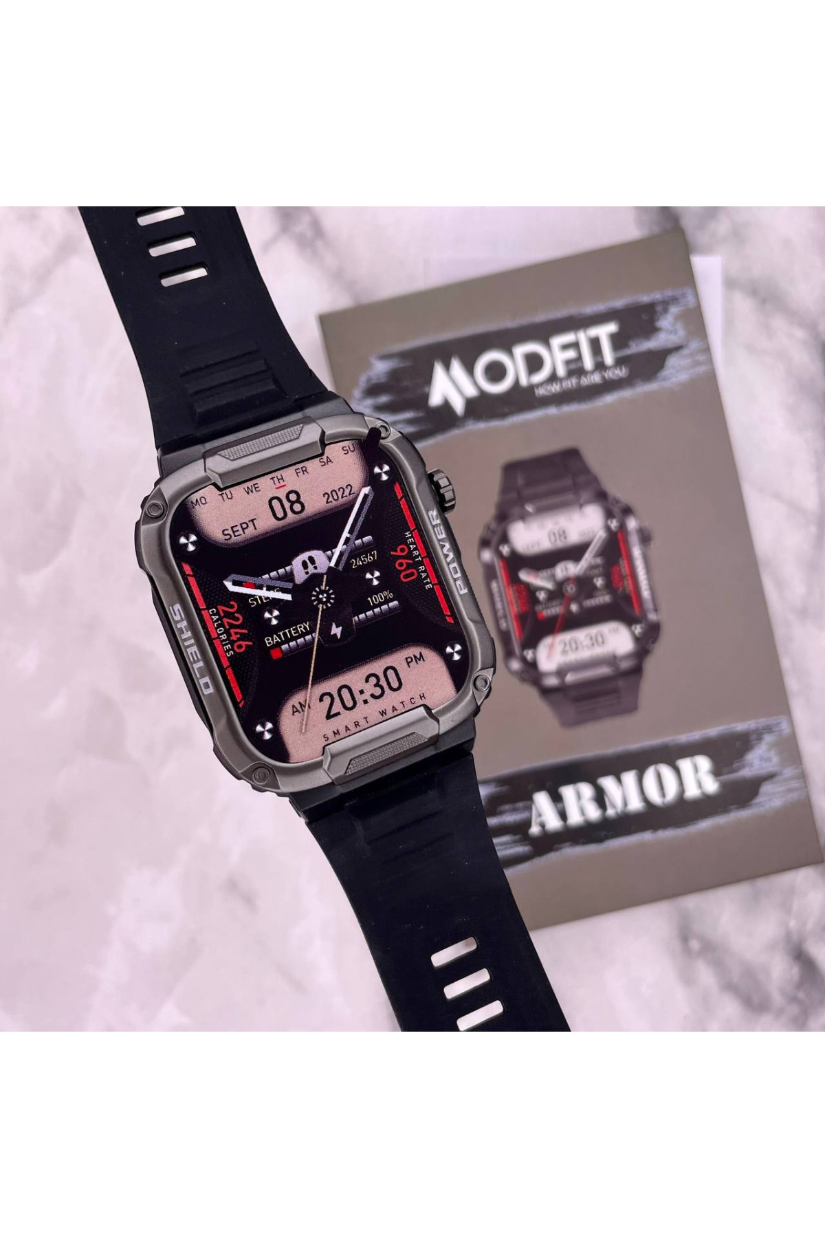 Смарт годинники Modfit Modfit Modfit Armor All Black