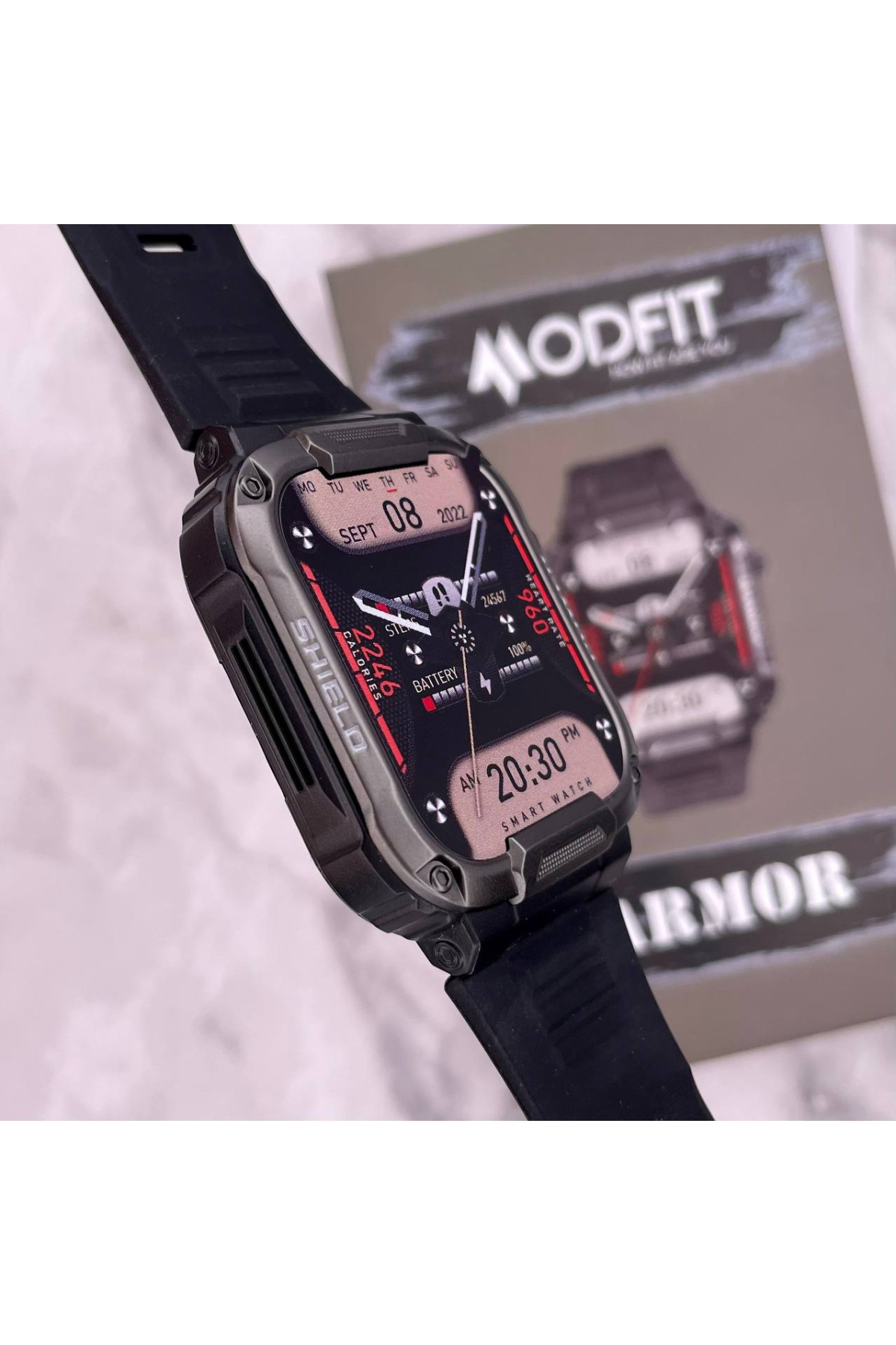 Смарт годинники Modfit Modfit Modfit Armor All Black