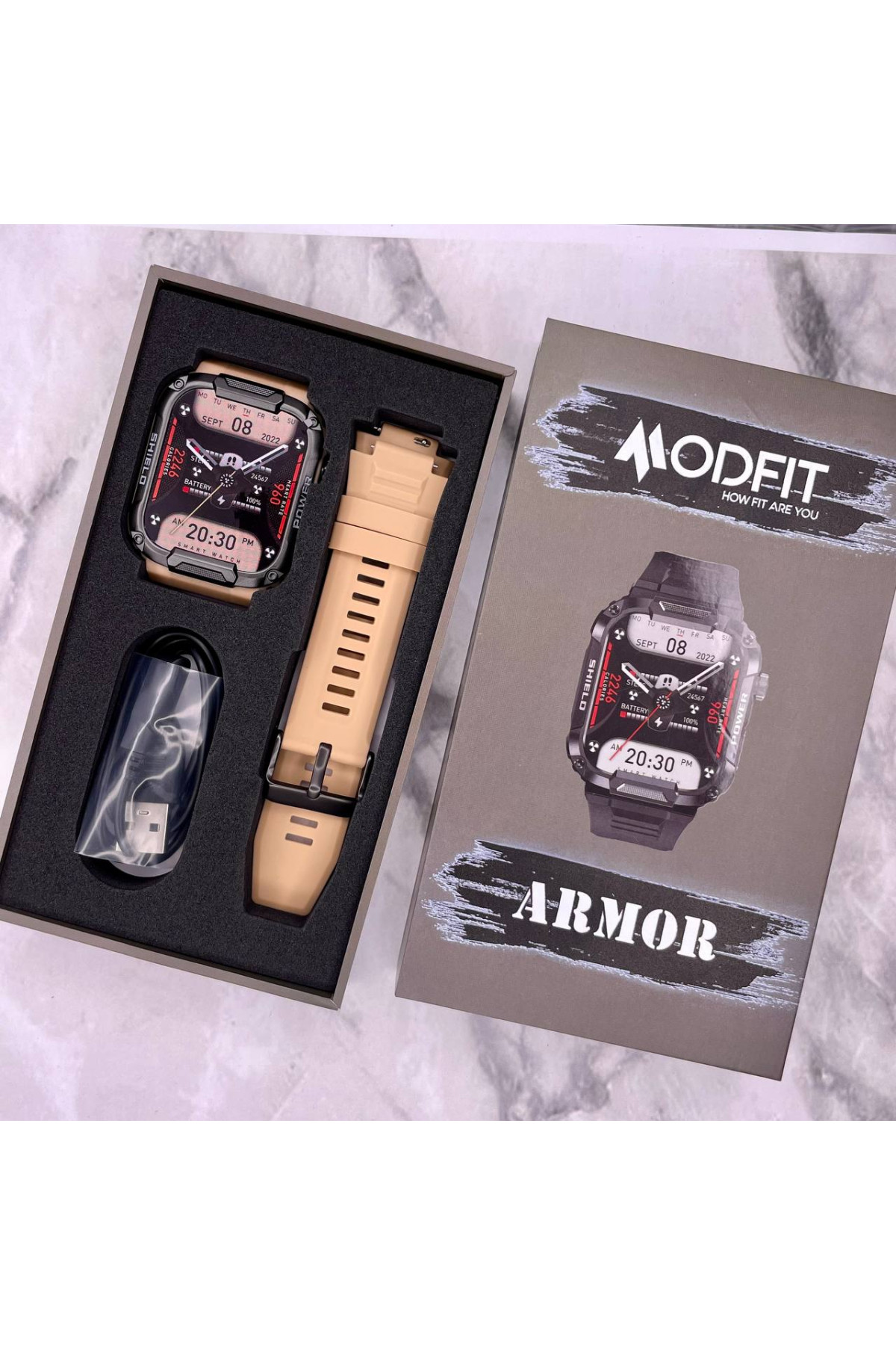 Смарт годинники Modfit Modfit Modfit Armor Khaki
