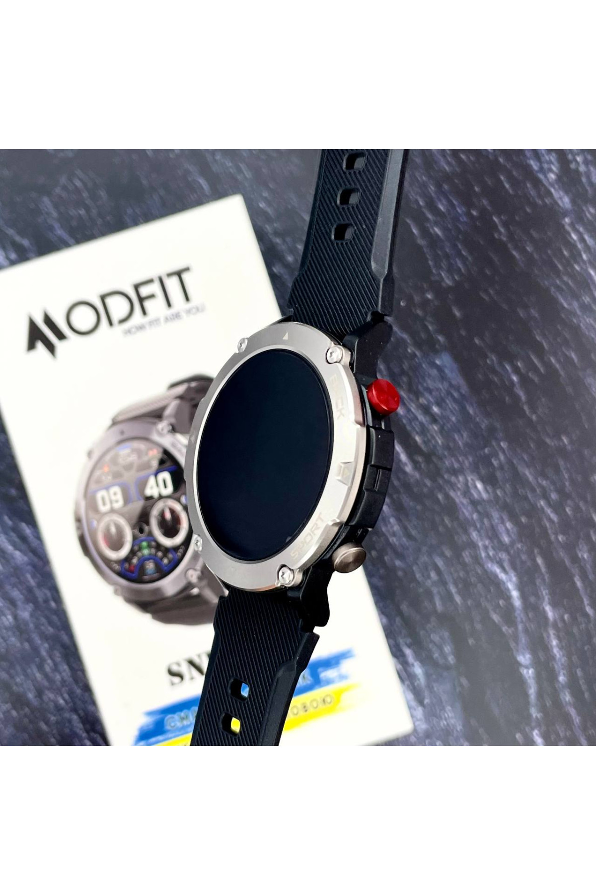 Смарт годинники Modfit Modfit Modfit Sniper Black-Silver 36 мм.
