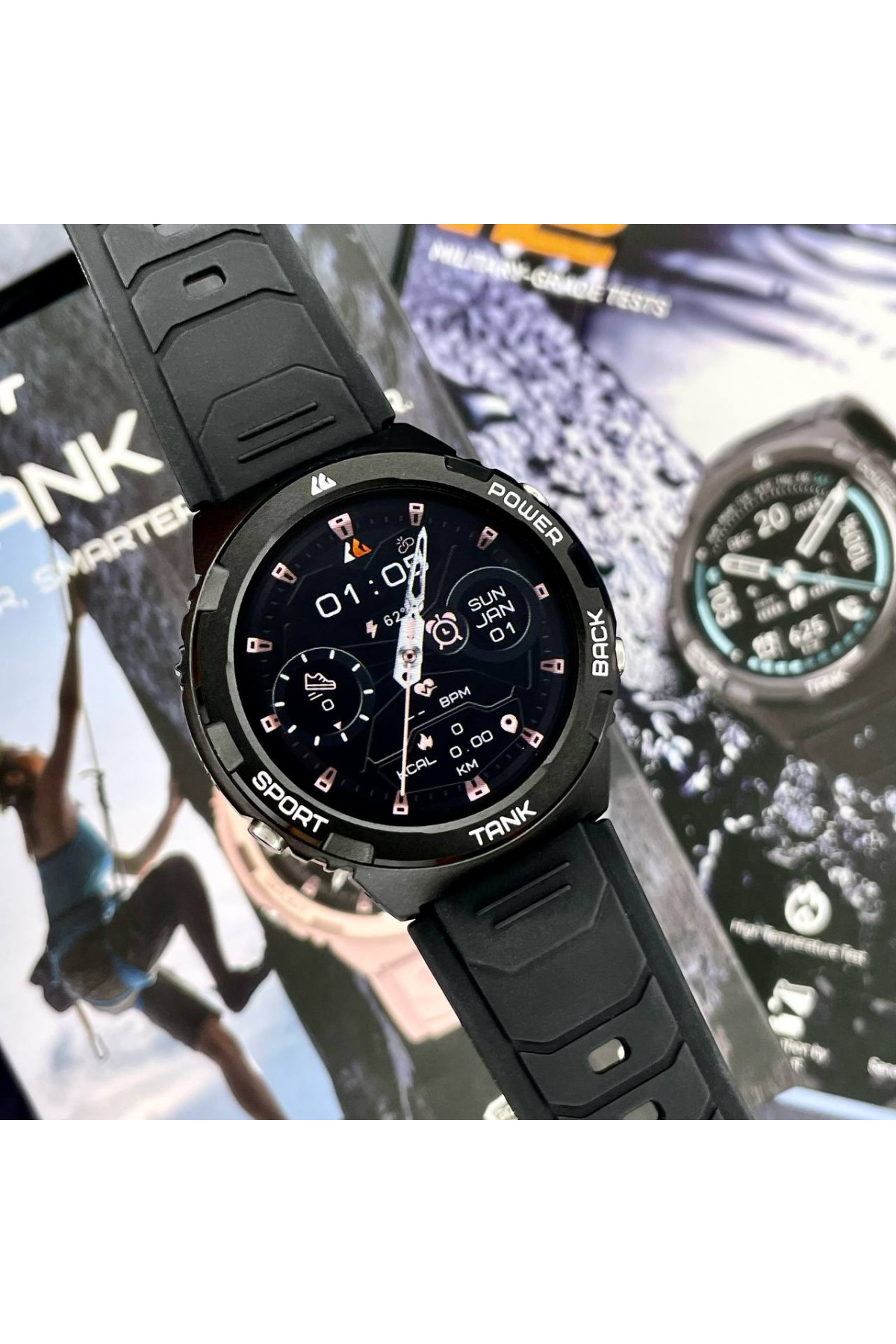 Смарт годинники Kospet Kospet Kospet Tank S1 Black