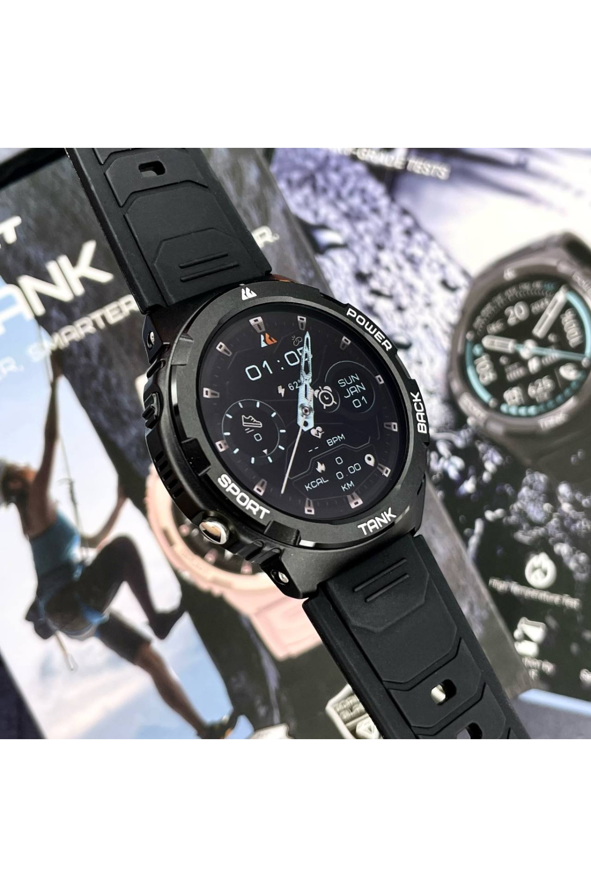Смарт годинники Kospet Kospet Kospet Tank S1 Black