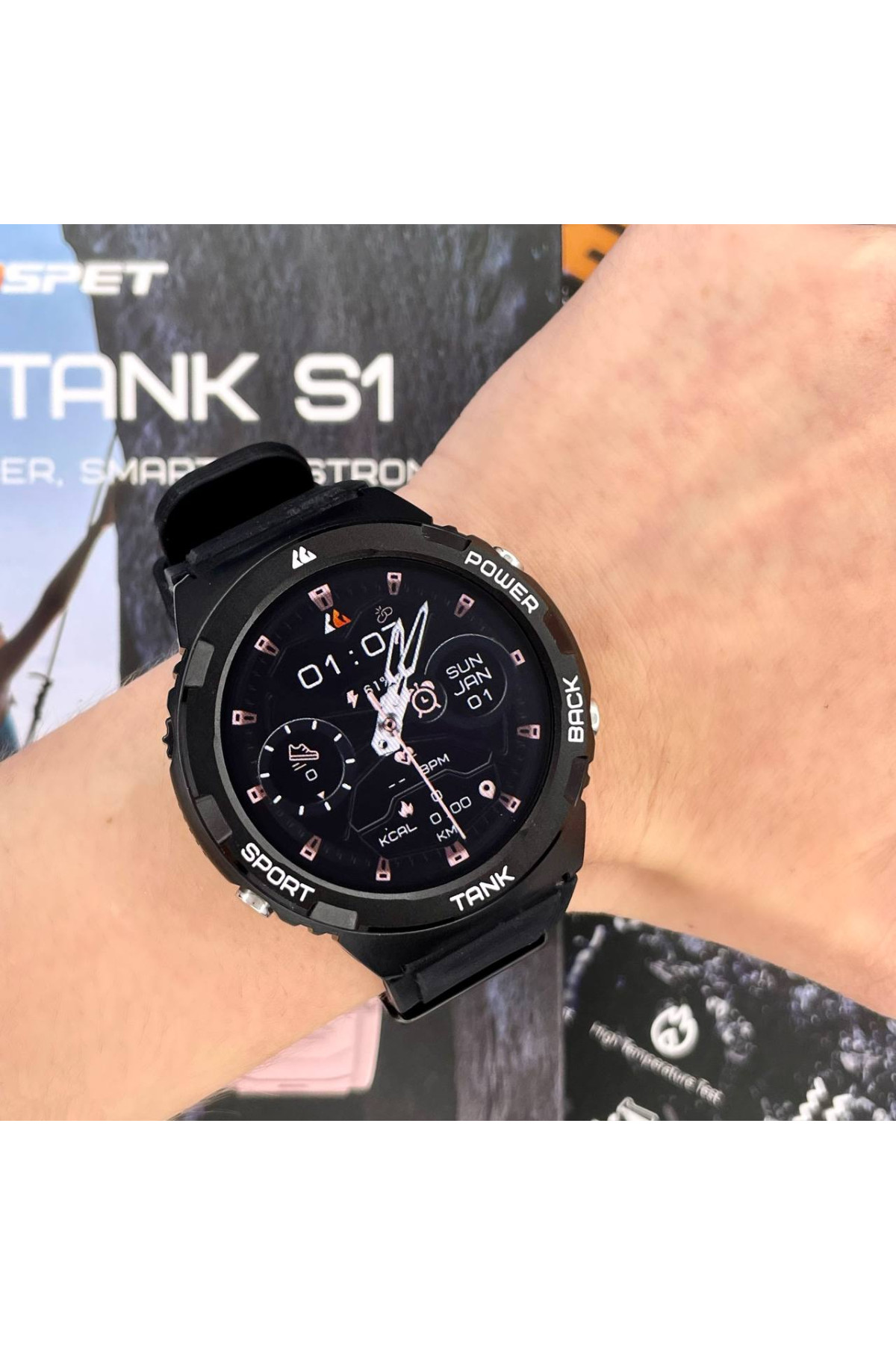 Смарт годинники Kospet Kospet Kospet Tank S1 Black
