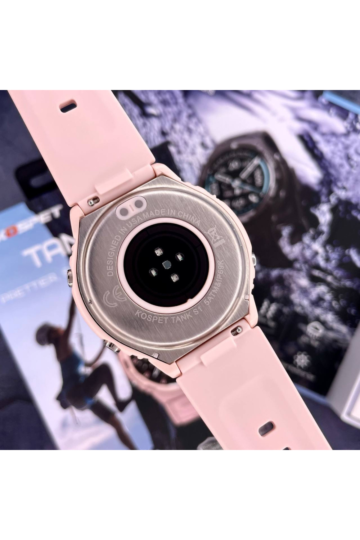 Смарт годинники Kospet Kospet Kospet Tank S1 Pink
