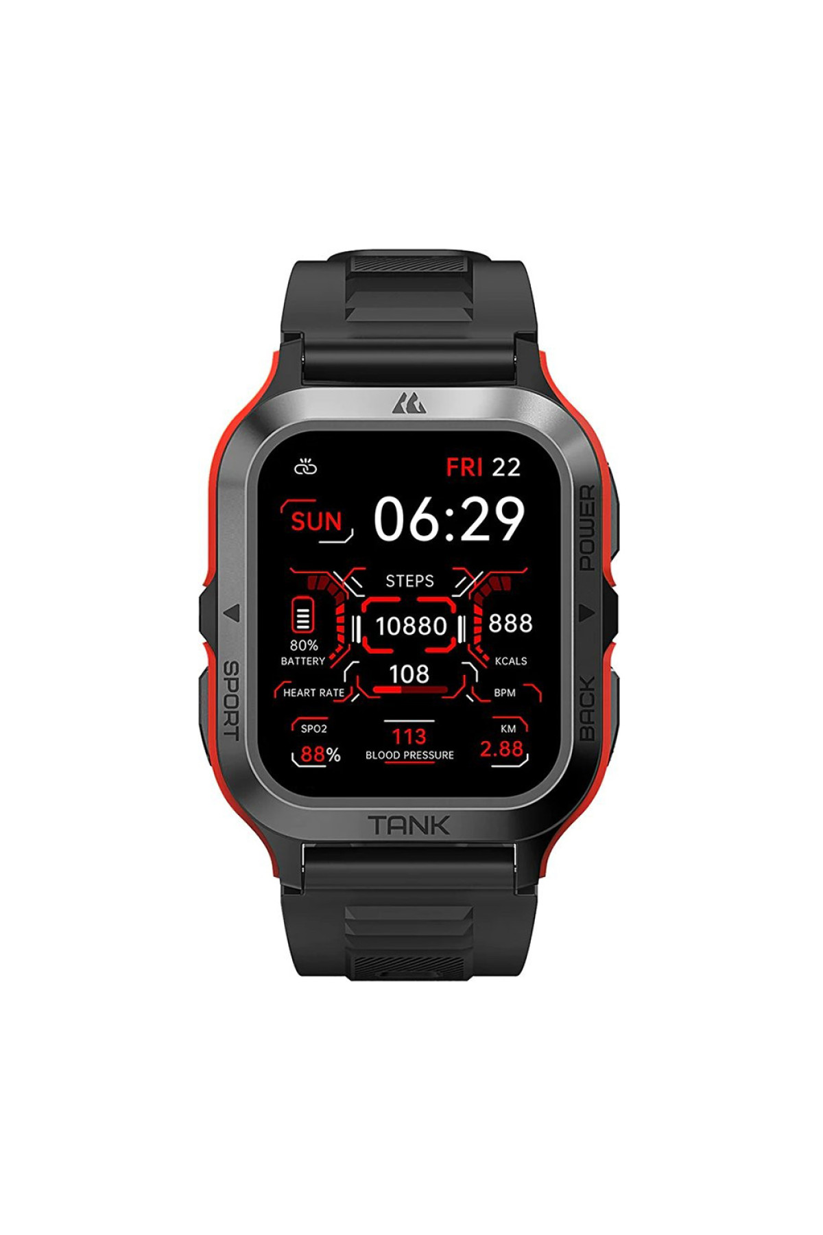 Смарт годинники Kospet Kospet Kospet Tank M2 Red