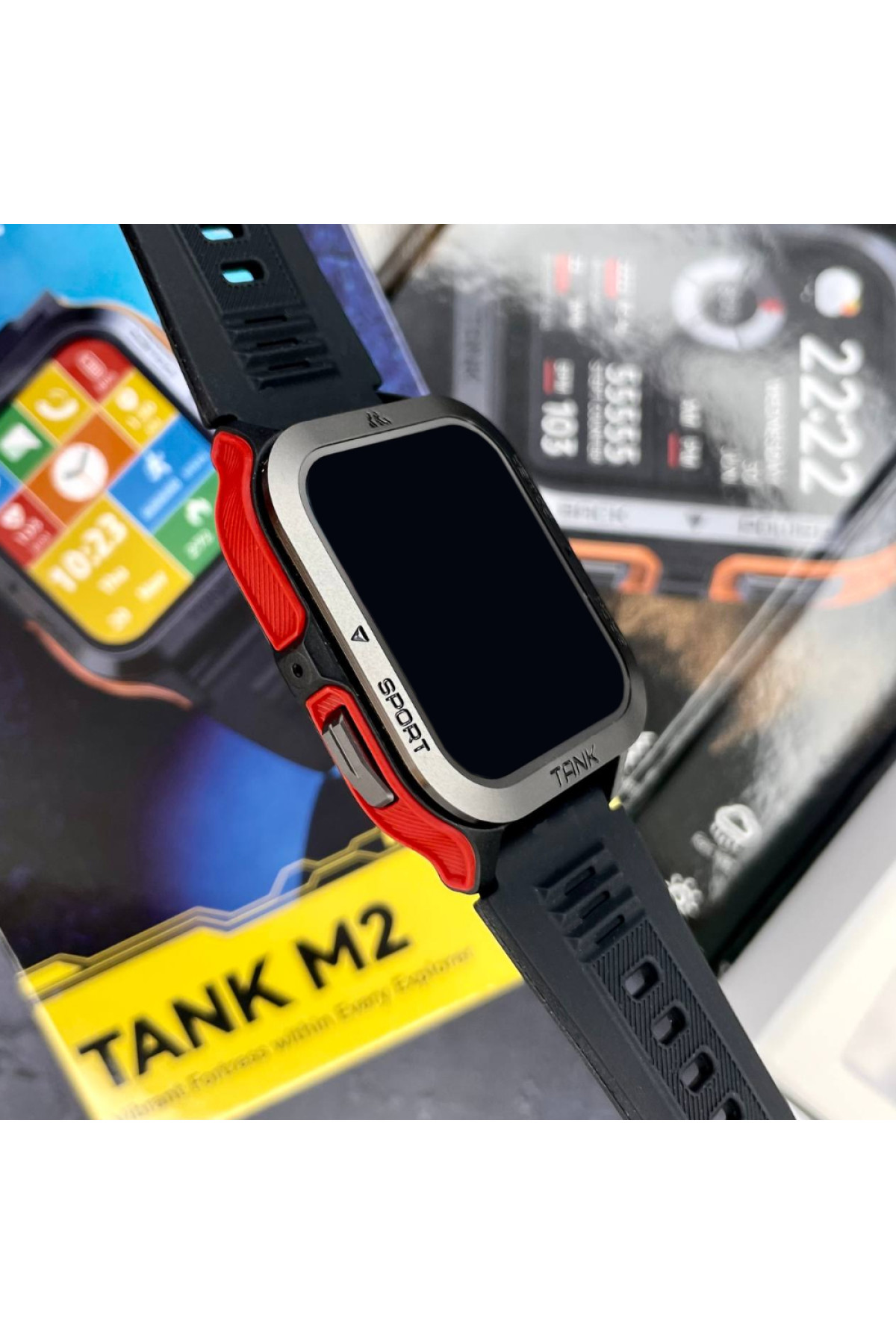 Смарт годинники Kospet Kospet Kospet Tank M2 Red