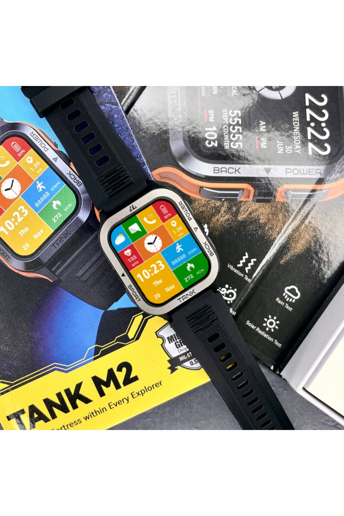 Смарт годинники Kospet Kospet Kospet Tank M2 Black