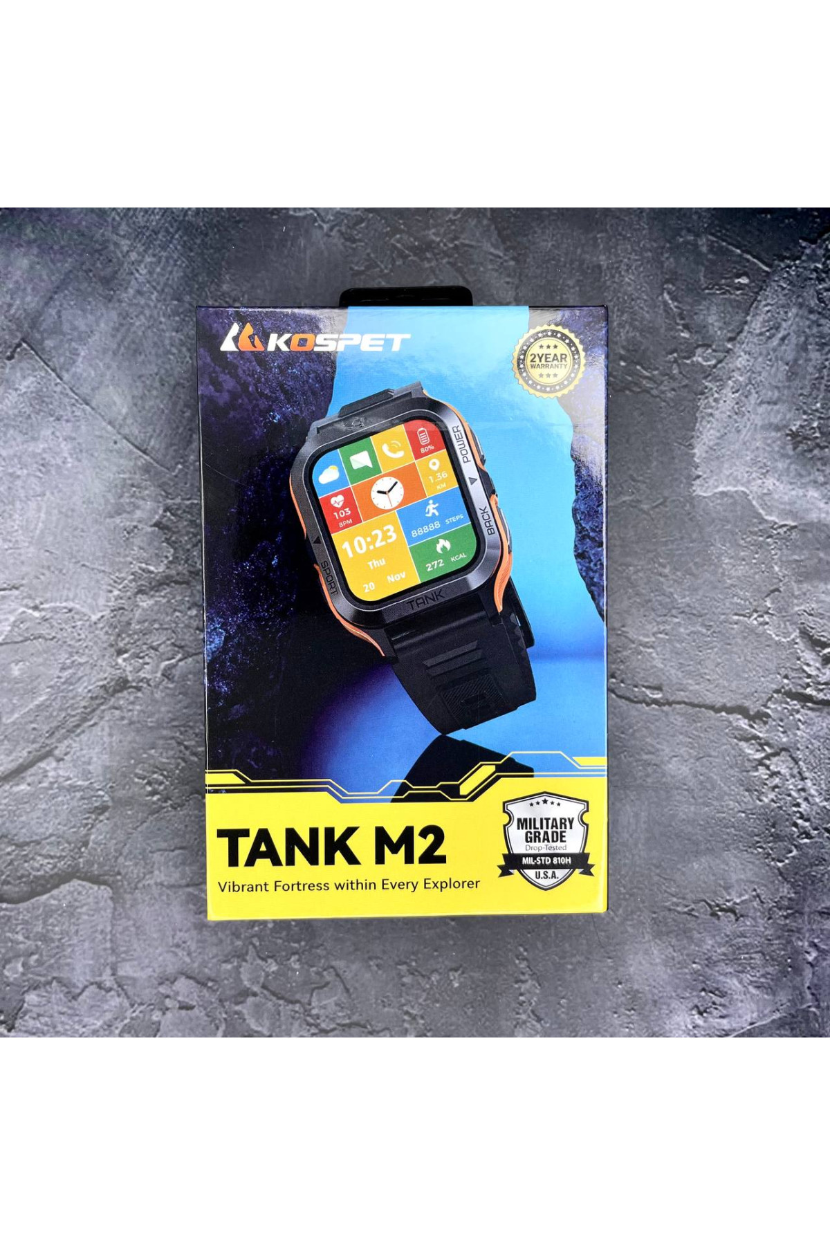 Смарт годинники Kospet Kospet Kospet Tank M2 Black