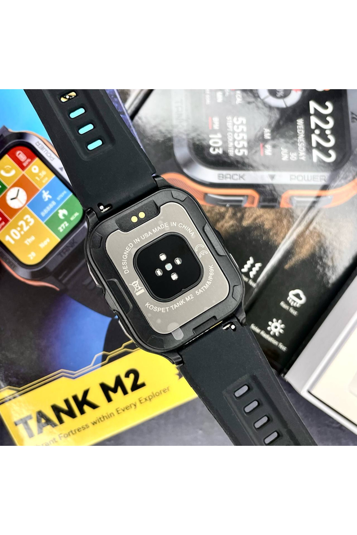 Смарт годинники Kospet Kospet Kospet Tank M2 Black