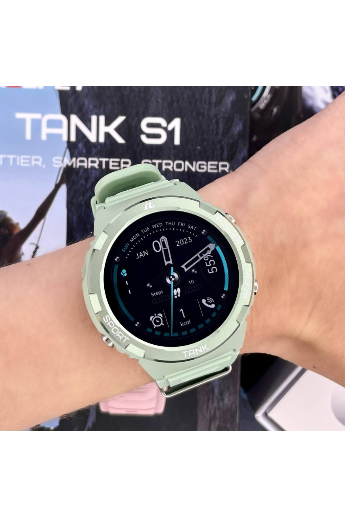 Смарт годинники Kospet Kospet Kospet Tank S1 Green