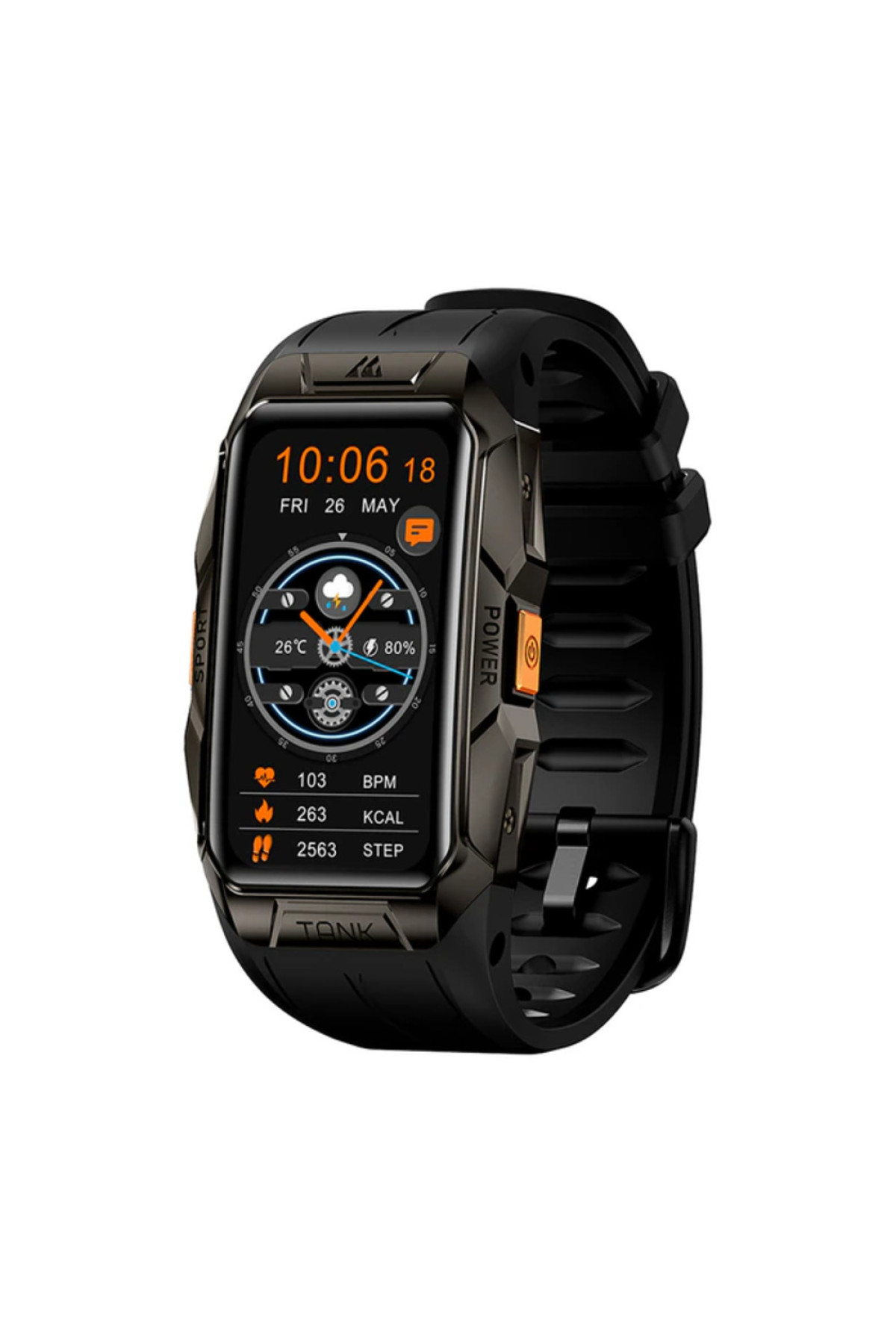 Смарт годинники Kospet Kospet Kospet Tank X1 Black