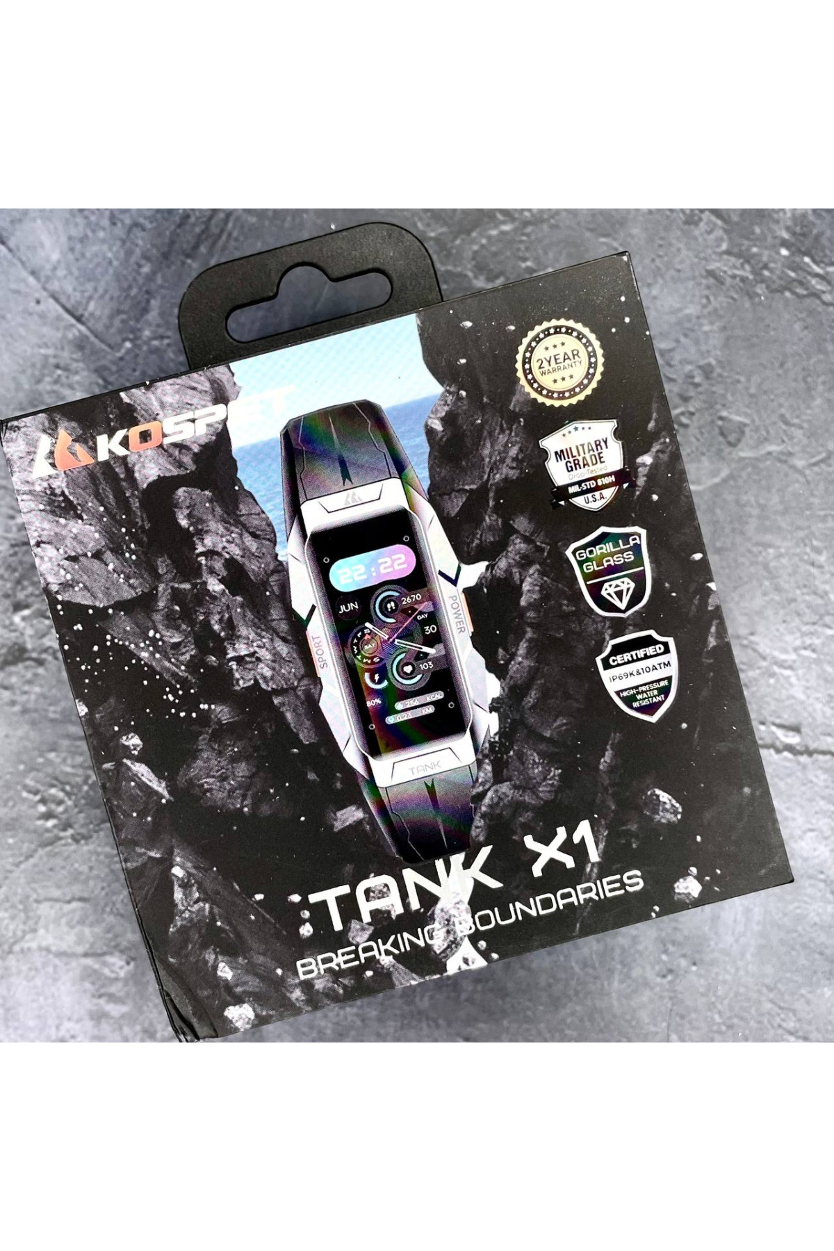 Смарт годинники Kospet Kospet Kospet Tank X1 Silver