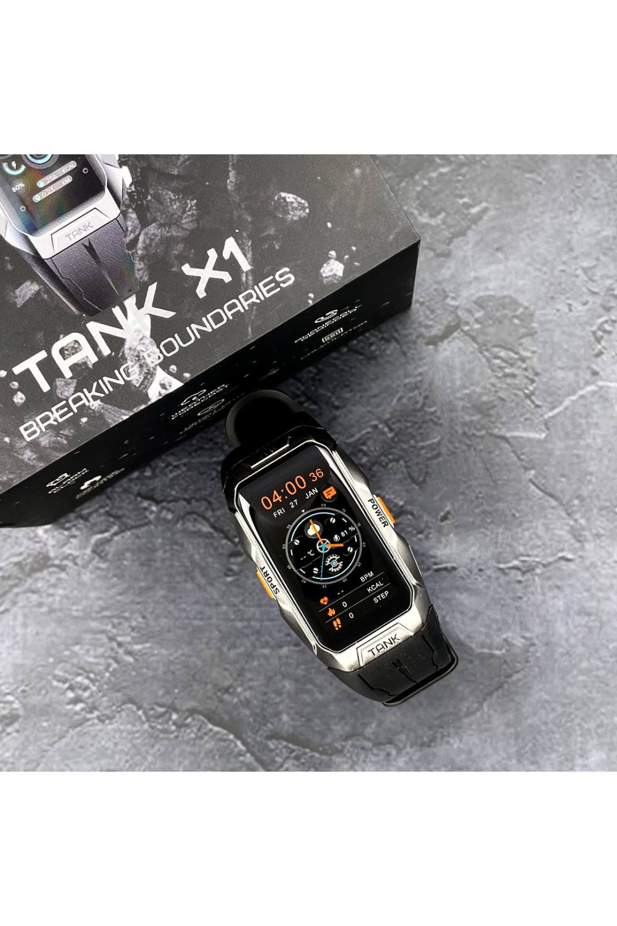 Смарт годинники Kospet Kospet Kospet Tank X1 Silver