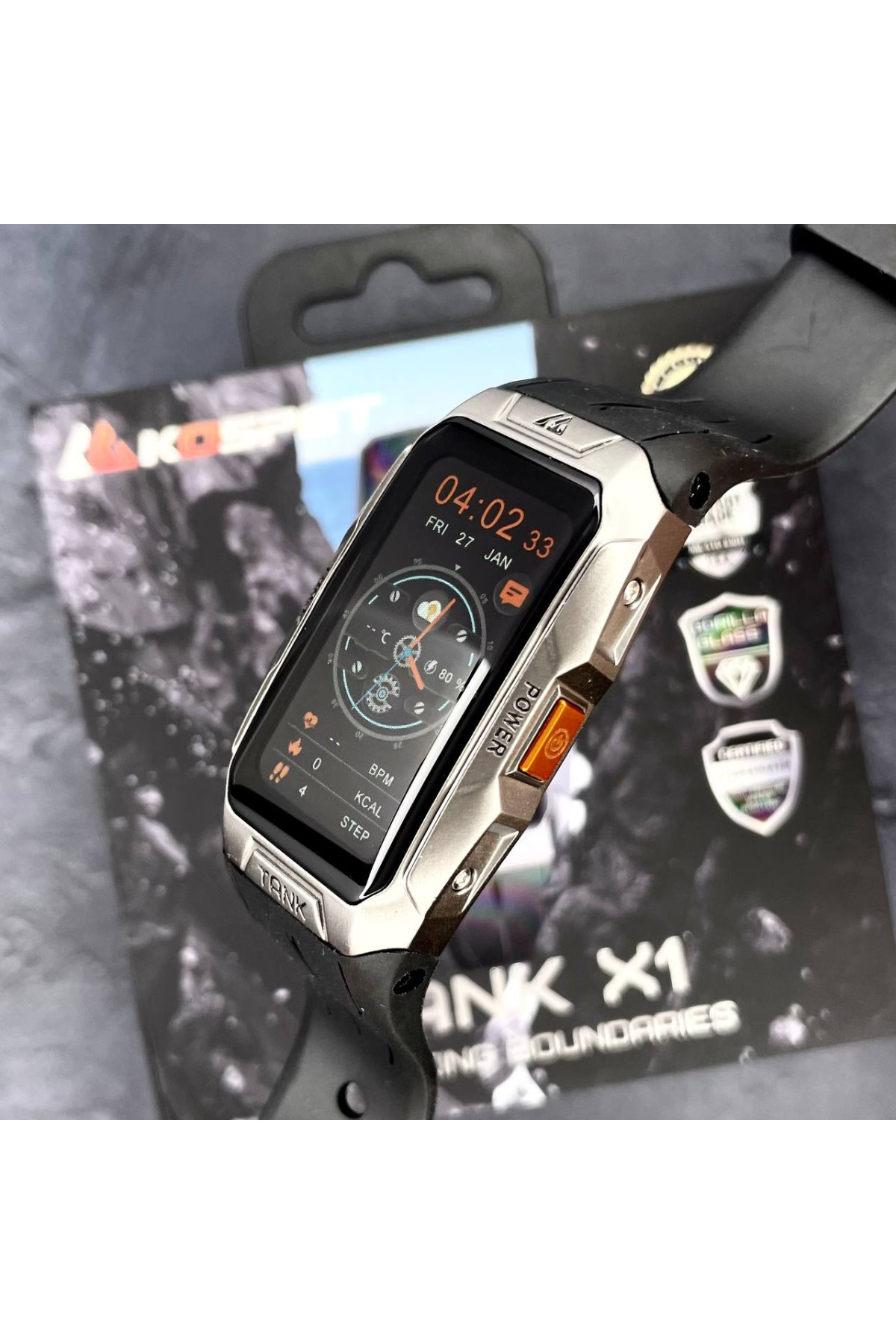 Смарт годинники Kospet Kospet Kospet Tank X1 Silver