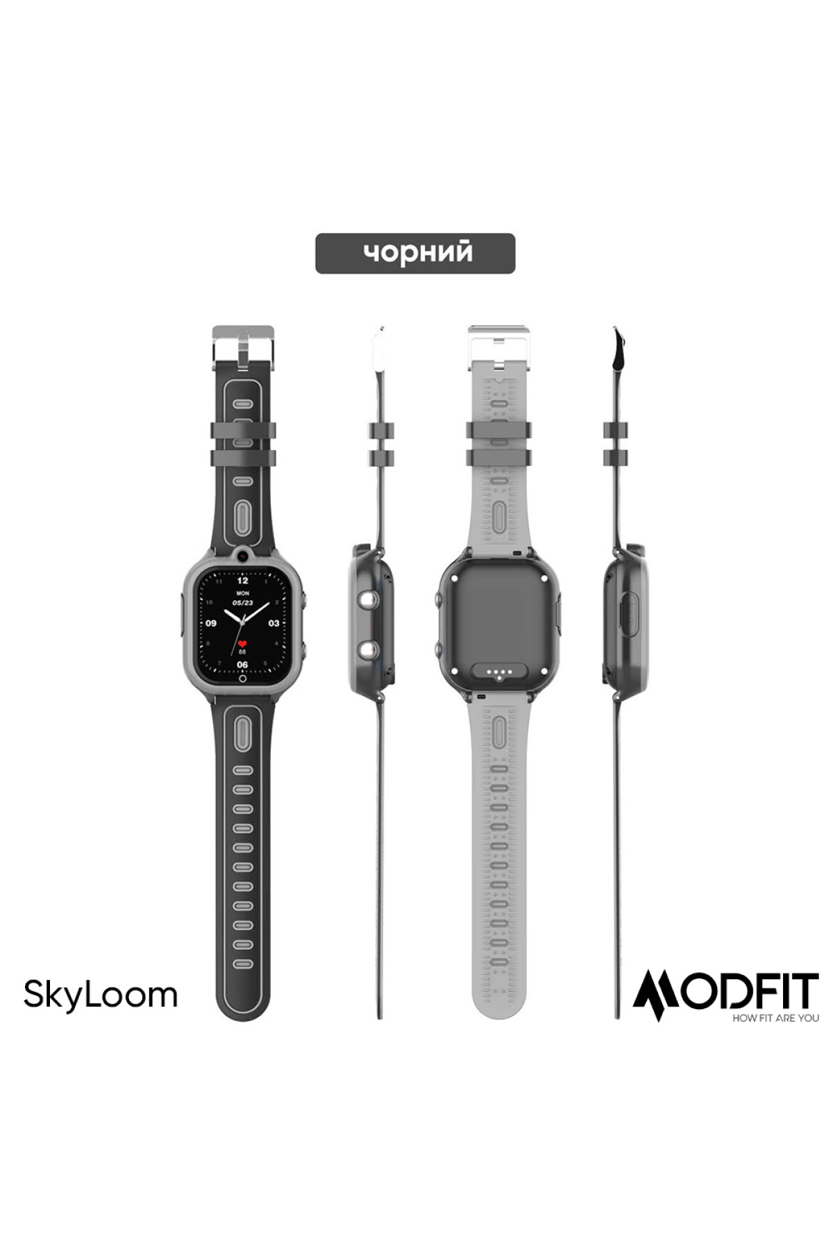Смарт годинники Modfit Modfit Modfit SkyLoom All Black