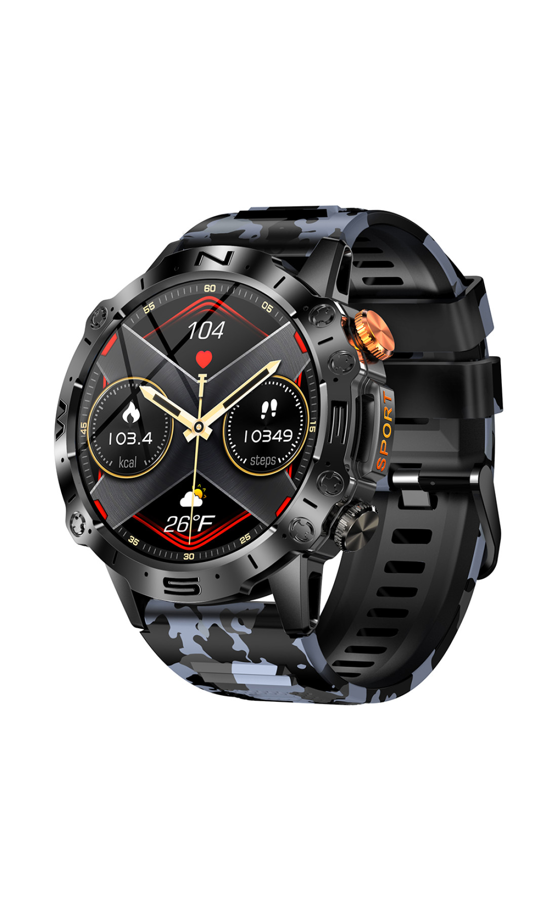 Смарт годинники Modfit Modfit Modfit Combat Black Army