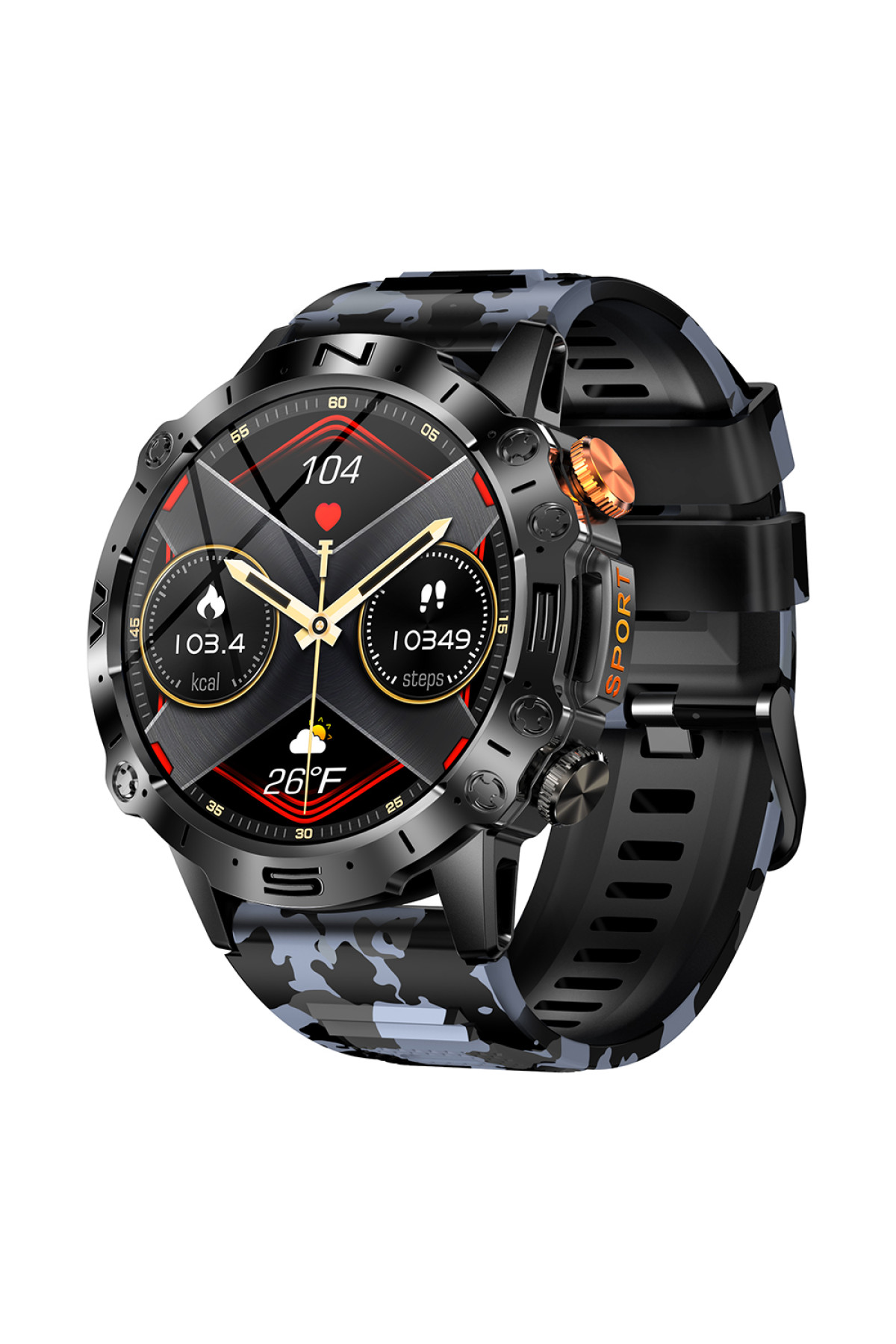 Смарт годинники Modfit Modfit Modfit Combat Black Army